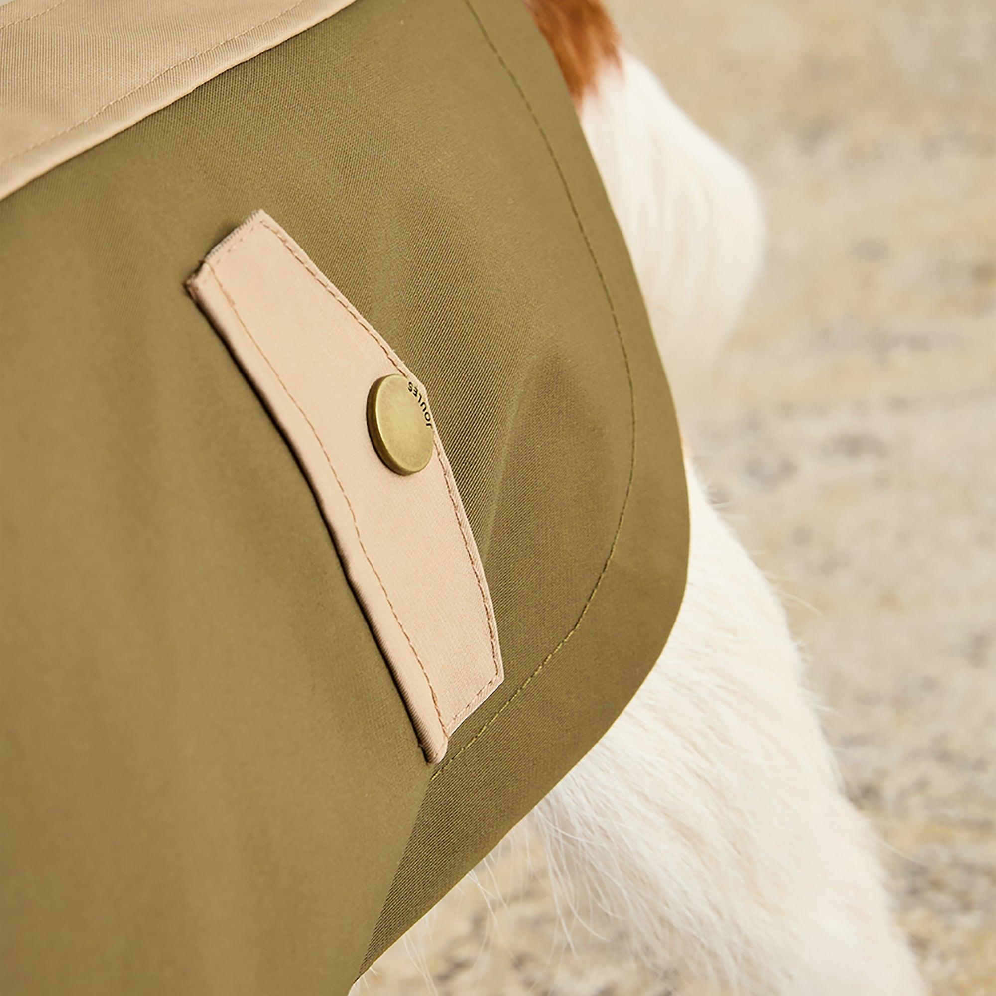 Product image 12 of 13 of Joules Kennington Water Resistant Dog Coat - Brown & Khaki