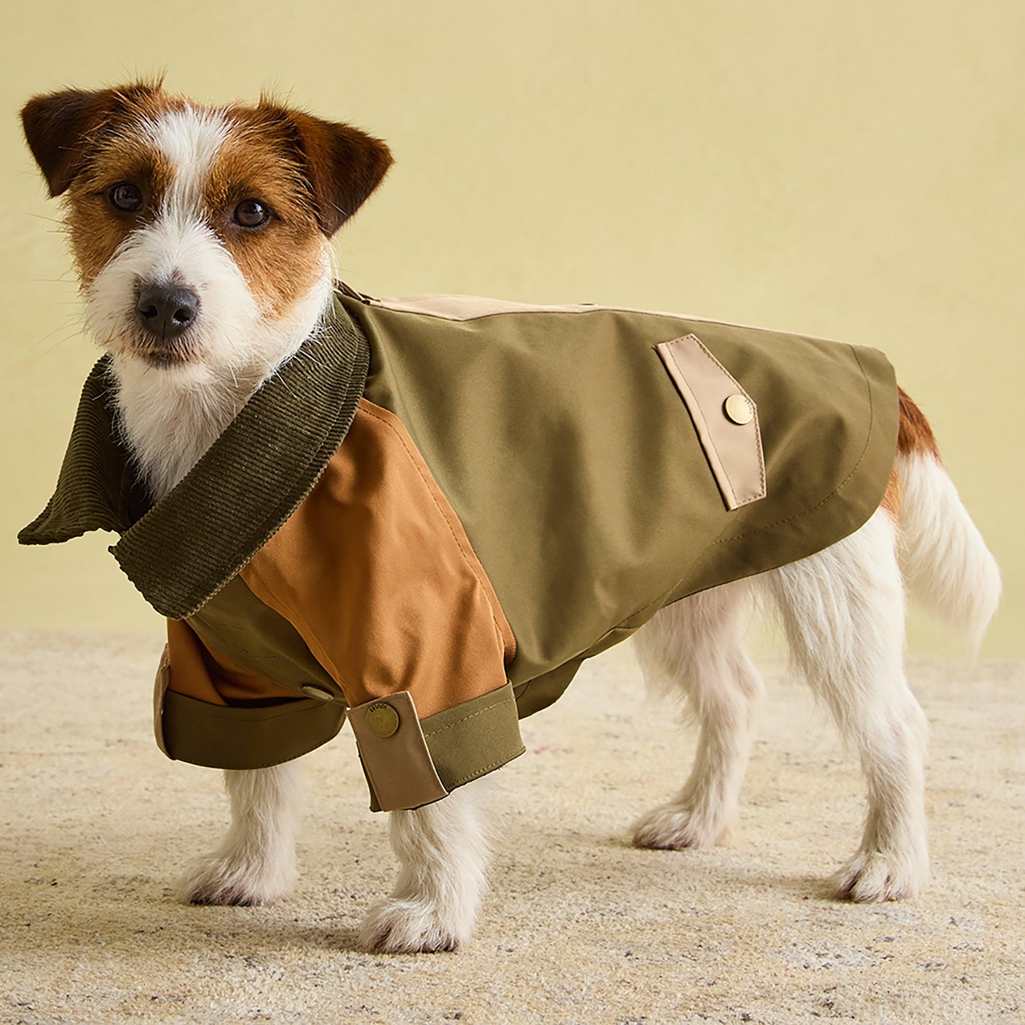 Product image 2 of 13 of Joules Kennington Dog Coat - Brown & Khaki