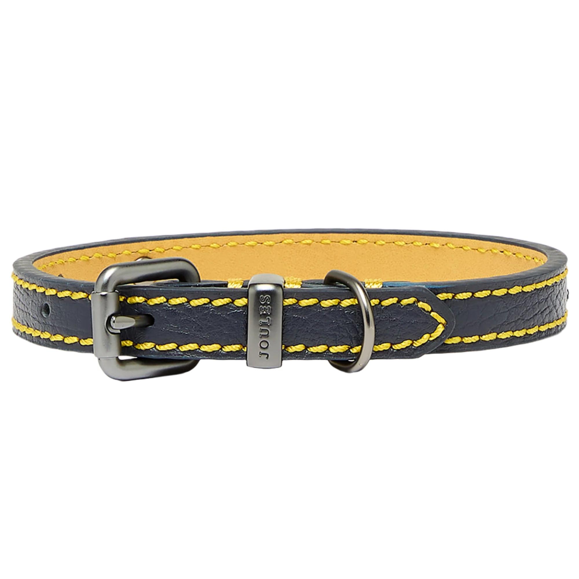 Product image 1 of 10 of Joules Leather Dog Collar - Navy