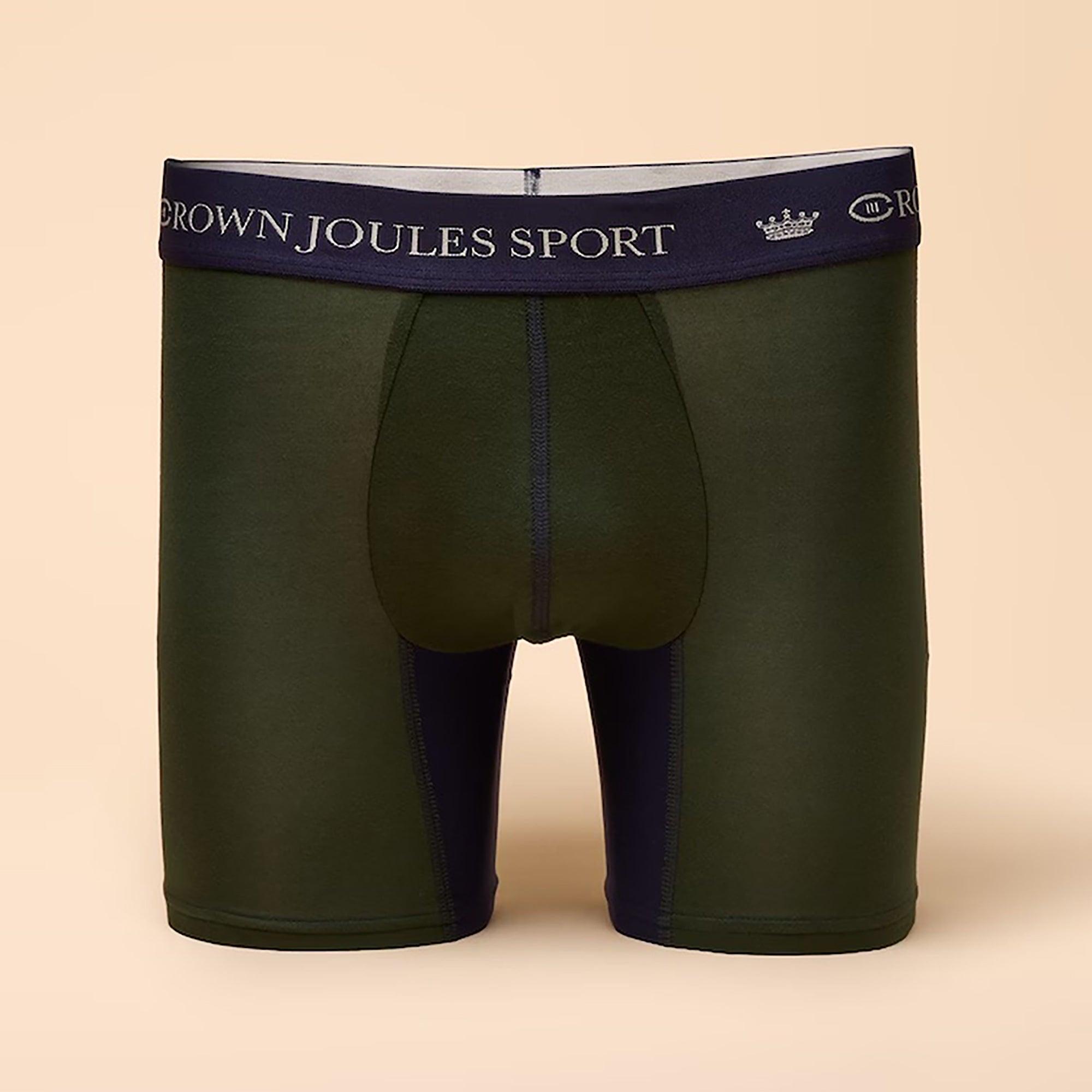 Product image 3 of 4 of Joules Men's Get A Move On Sports Boxers 2 Pack - Green/Blue