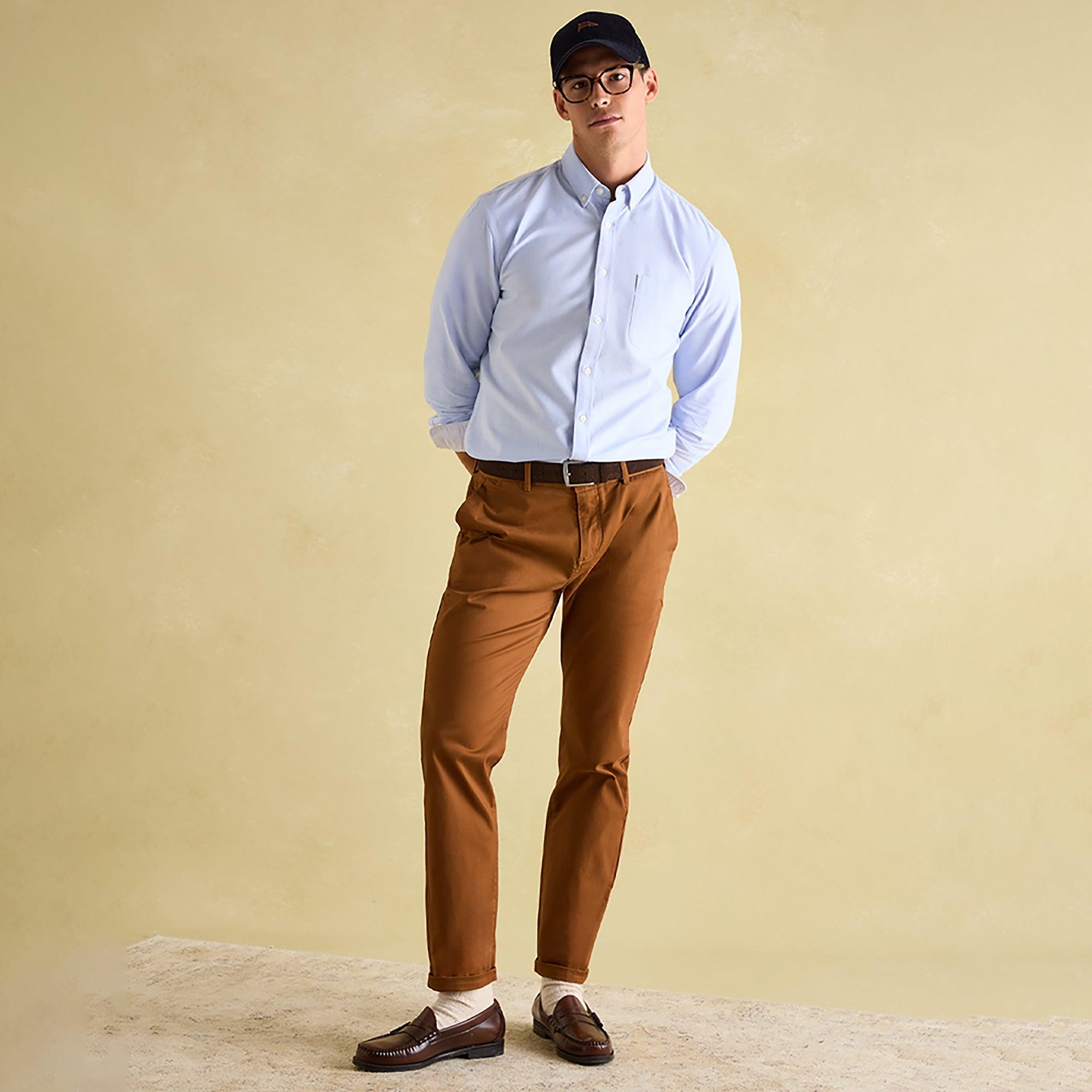 Product image 8 of 8 of Joules Men's Oxford Long Sleeve Classic Fit Shirt - Blue