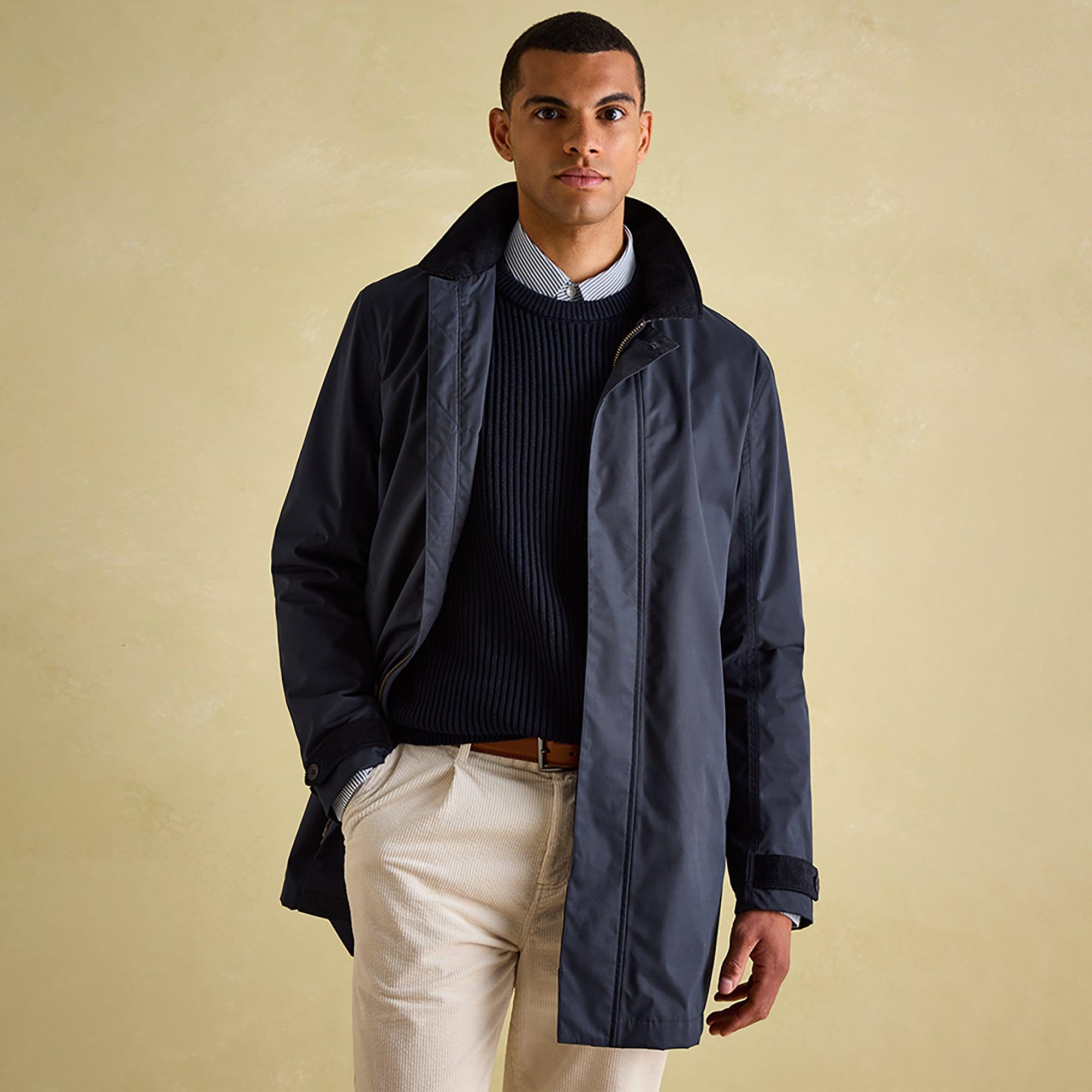 Product image 7 of 9 of Joules Men's Sandford Waterproof Raincoat - Navy