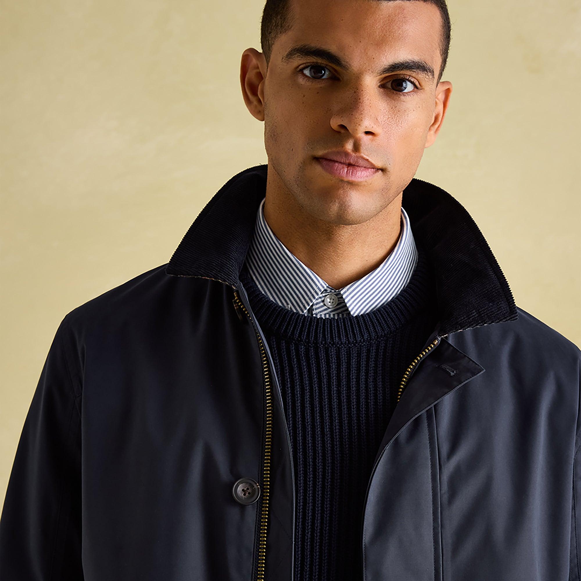 Product image 9 of 17 of Joules Men's Sandford Waterproof Raincoat - Navy