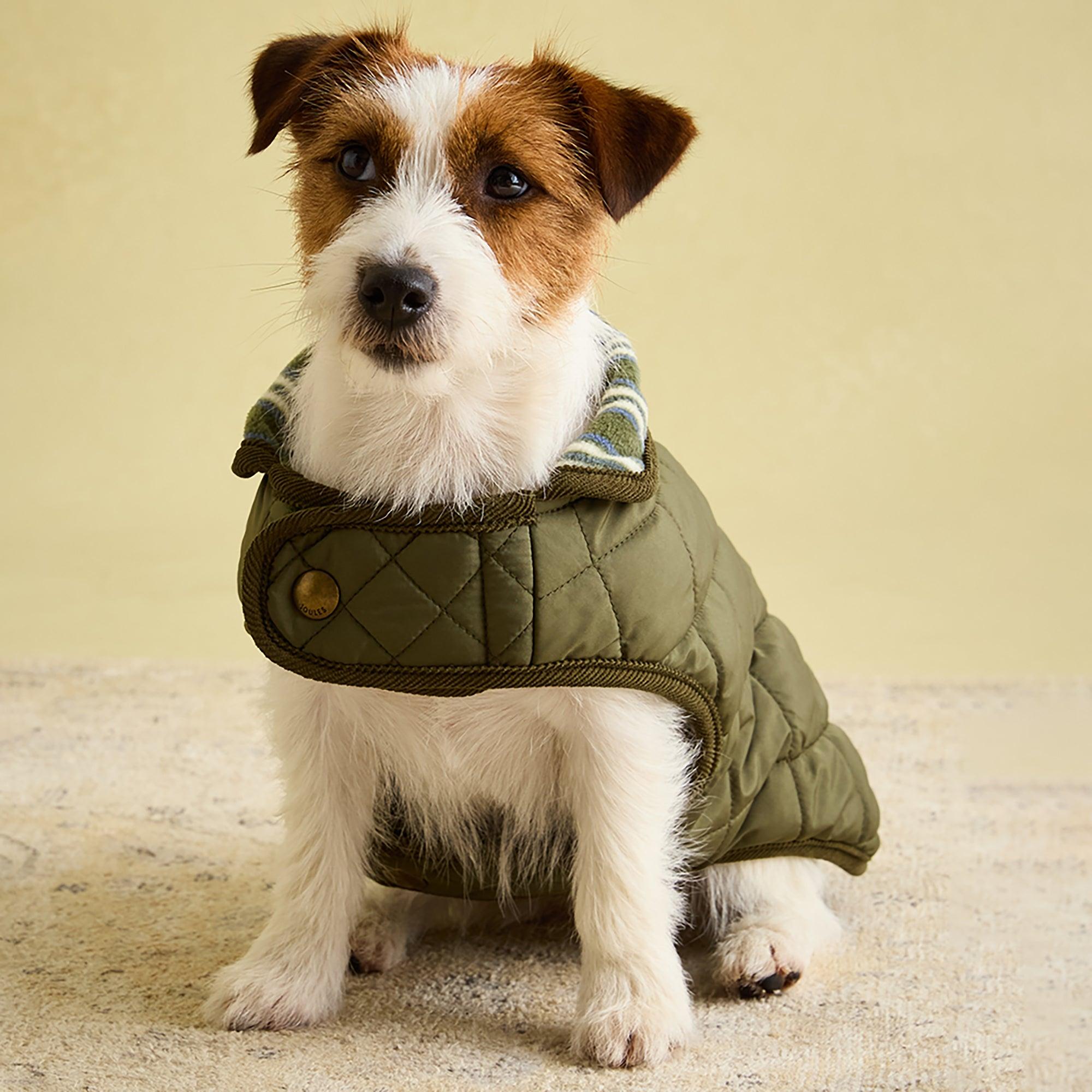 Product image 13 of 15 of Joules Quilted Dog Coat - Khaki
