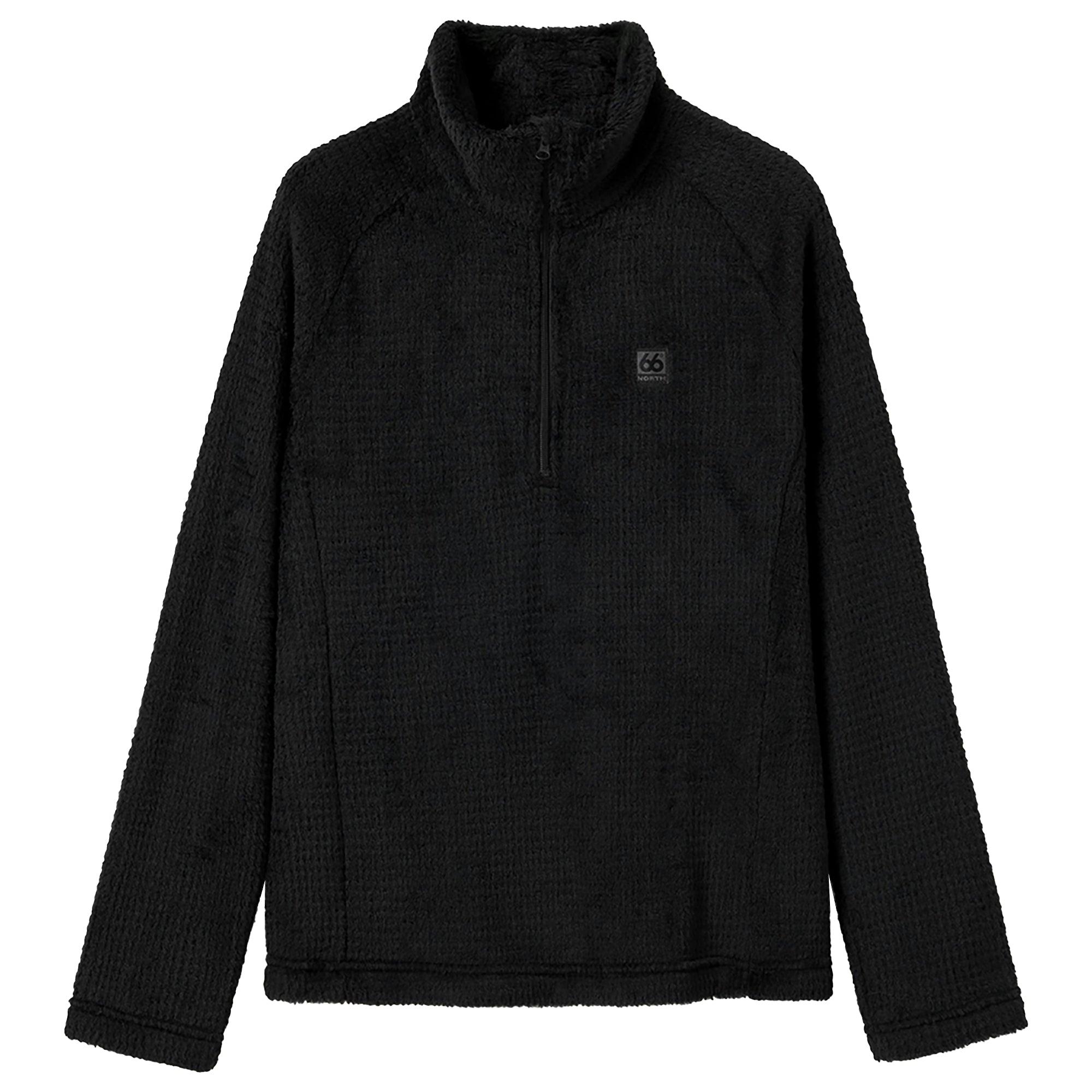 Product image 1 of 4 of 66°North Men's Hrannar Zipneck Fleece - Black