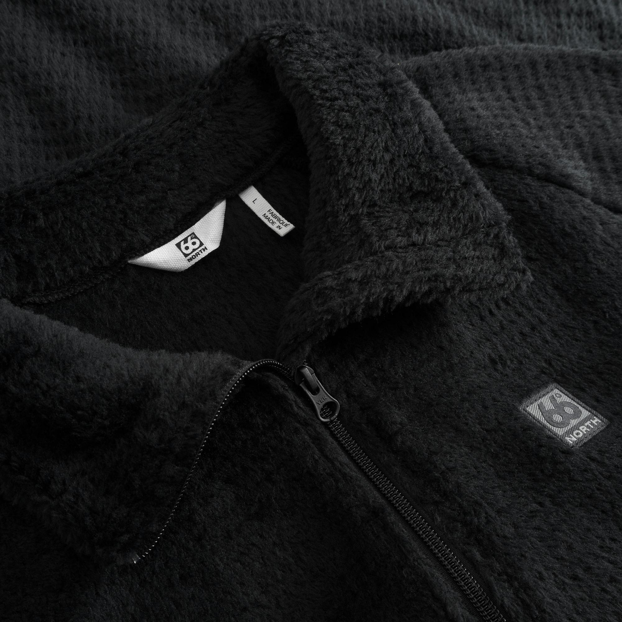 Product image 3 of 4 of 66°North Men's Hrannar Zipneck Fleece - Black