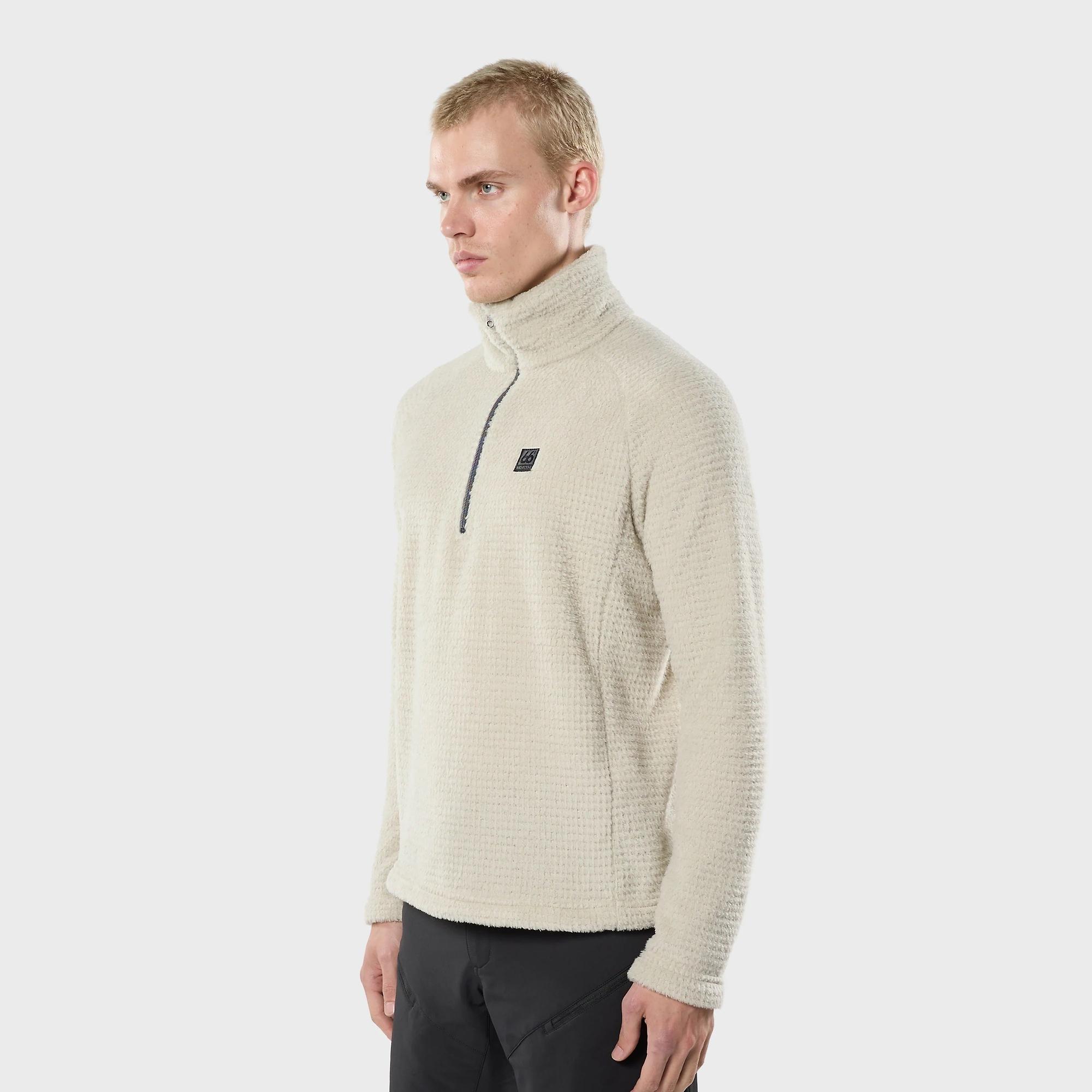 Product image 4 of 8 of 66°North Men's Hrannar Zipneck Fleece - Dark Stone