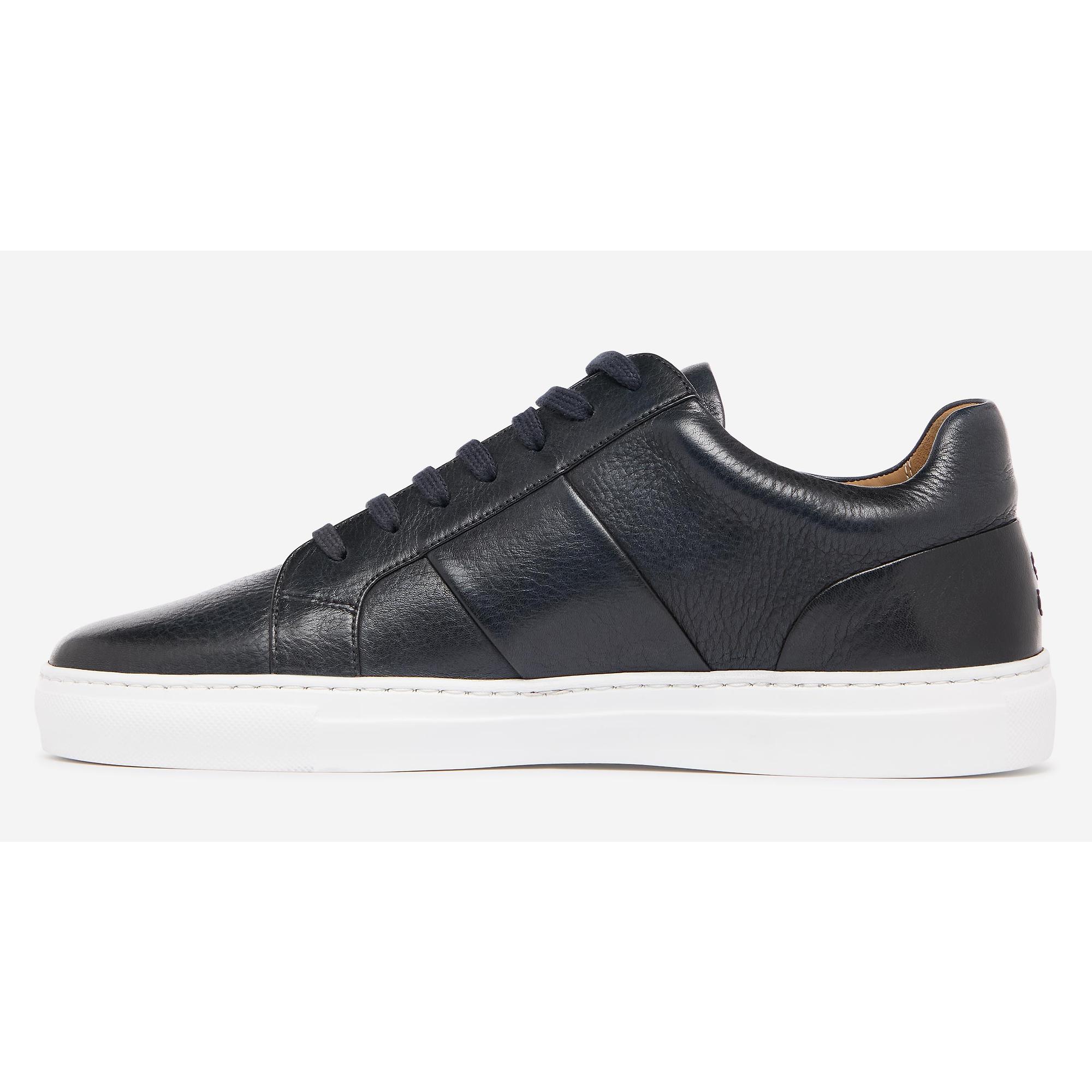 Product image 5 of 5 of Oliver Sweeney Men's Kendal Milled Leather Cupsole Trainers - Navy
