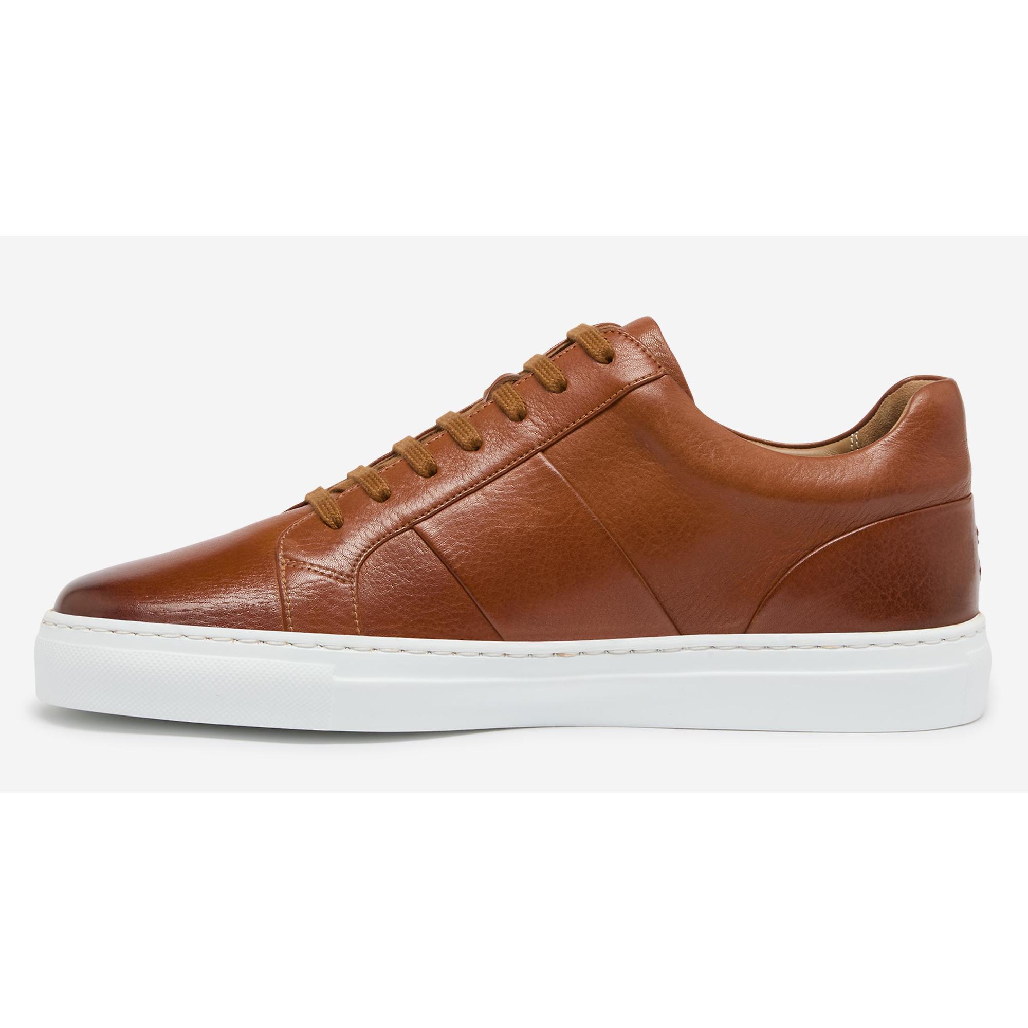Product image 5 of 5 of Oliver Sweeney Men's Kendal Milled Leather Trainers - Tan
