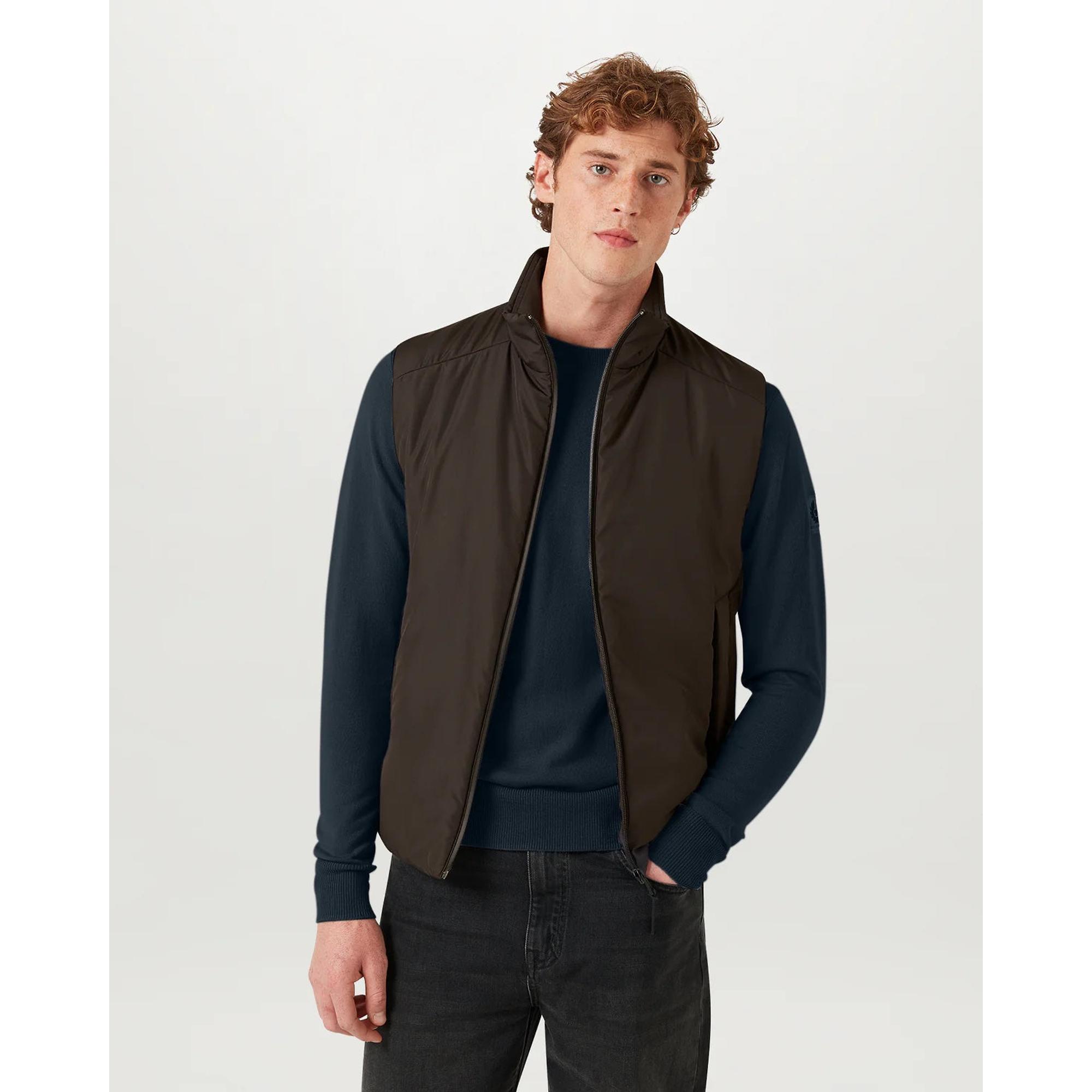 Product image 4 of 6 of Belstaff Men's Merino Wool Kerrigan Crew Neck Jumper - Black