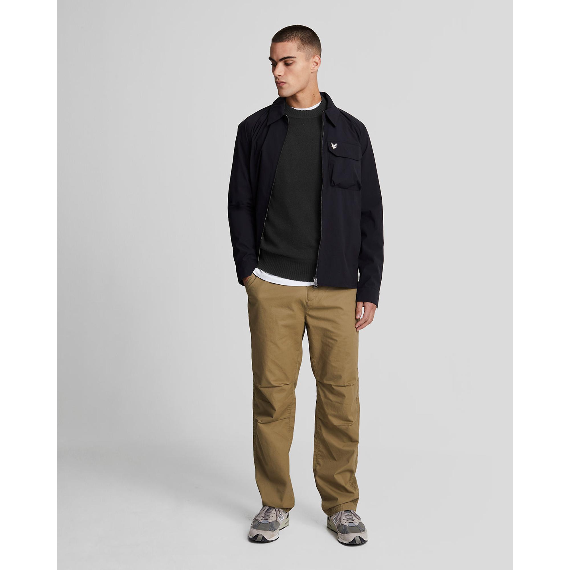 Product image 3 of 5 of Lyle & Scott Men's Premium Lambswool Crew Neck Jumper - Lacquer