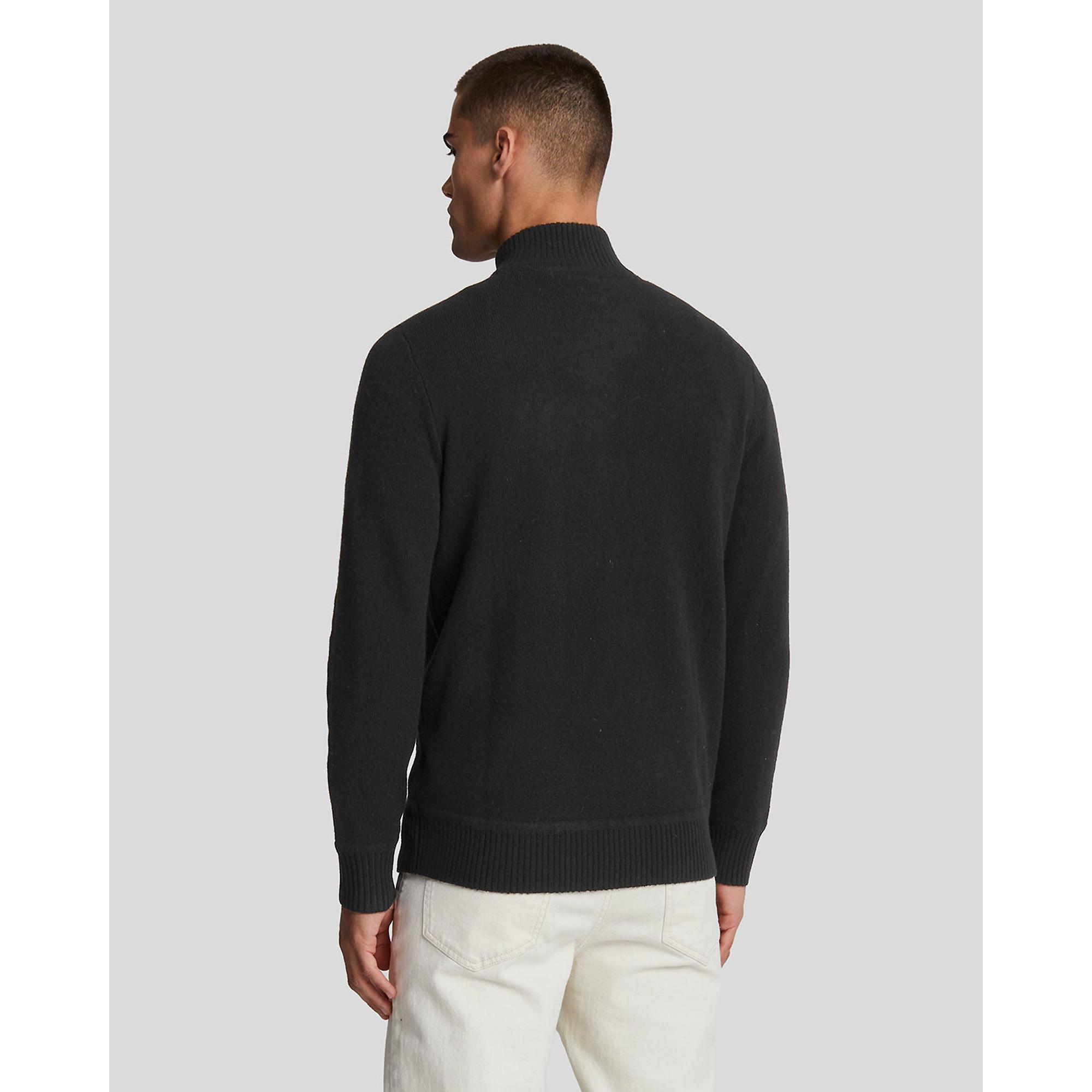 Product image 2 of 5 of Lyle & Scott Men's Premium Lambswool 1/4 Zip Jumper - Lacquer