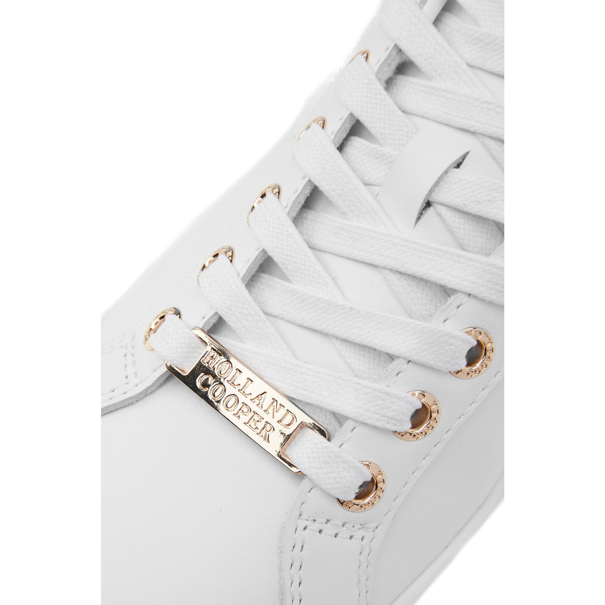 Product image 7 of 9 of Holland Cooper Women's Knightsbridge Court Trainers - White