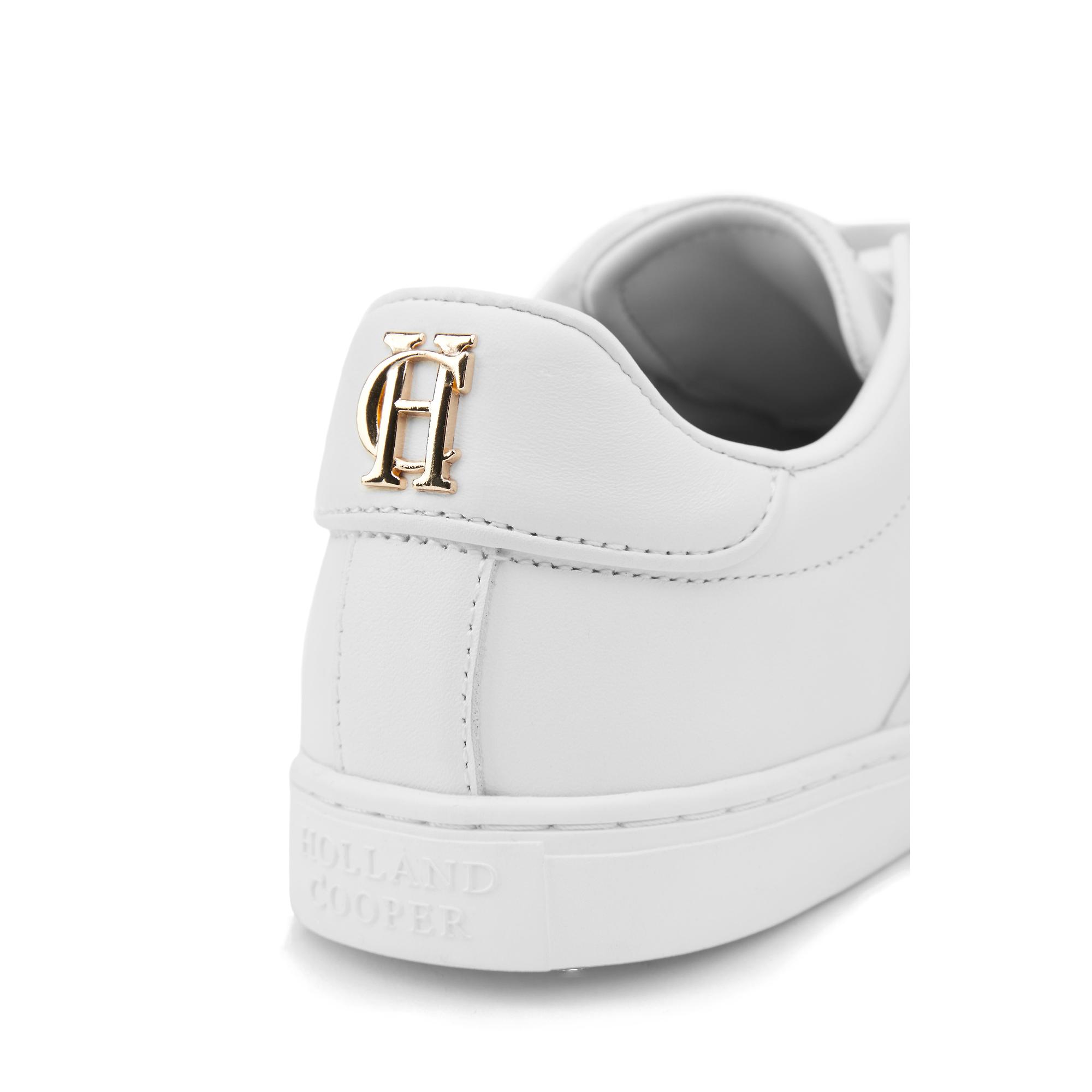 Product image 9 of 9 of Holland Cooper Women's Knightsbridge Court Trainers - White