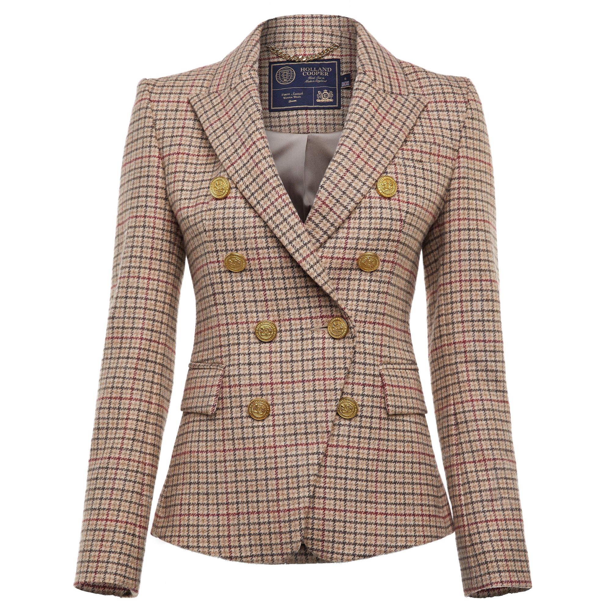 Product image 1 of 9 of Holland Cooper Women's Knightsbridge Blazer - Charlton Tweed