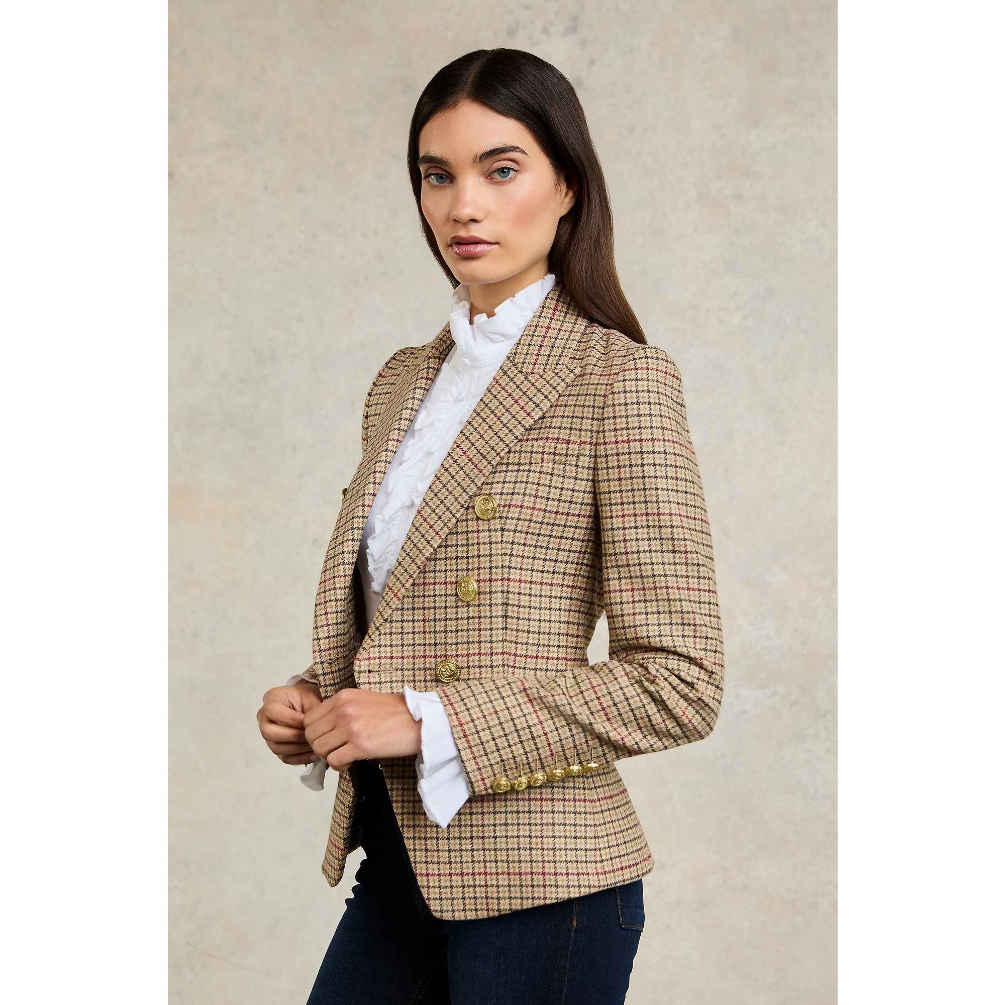Product image 7 of 9 of Holland Cooper Women's Knightsbridge Blazer - Charlton Tweed