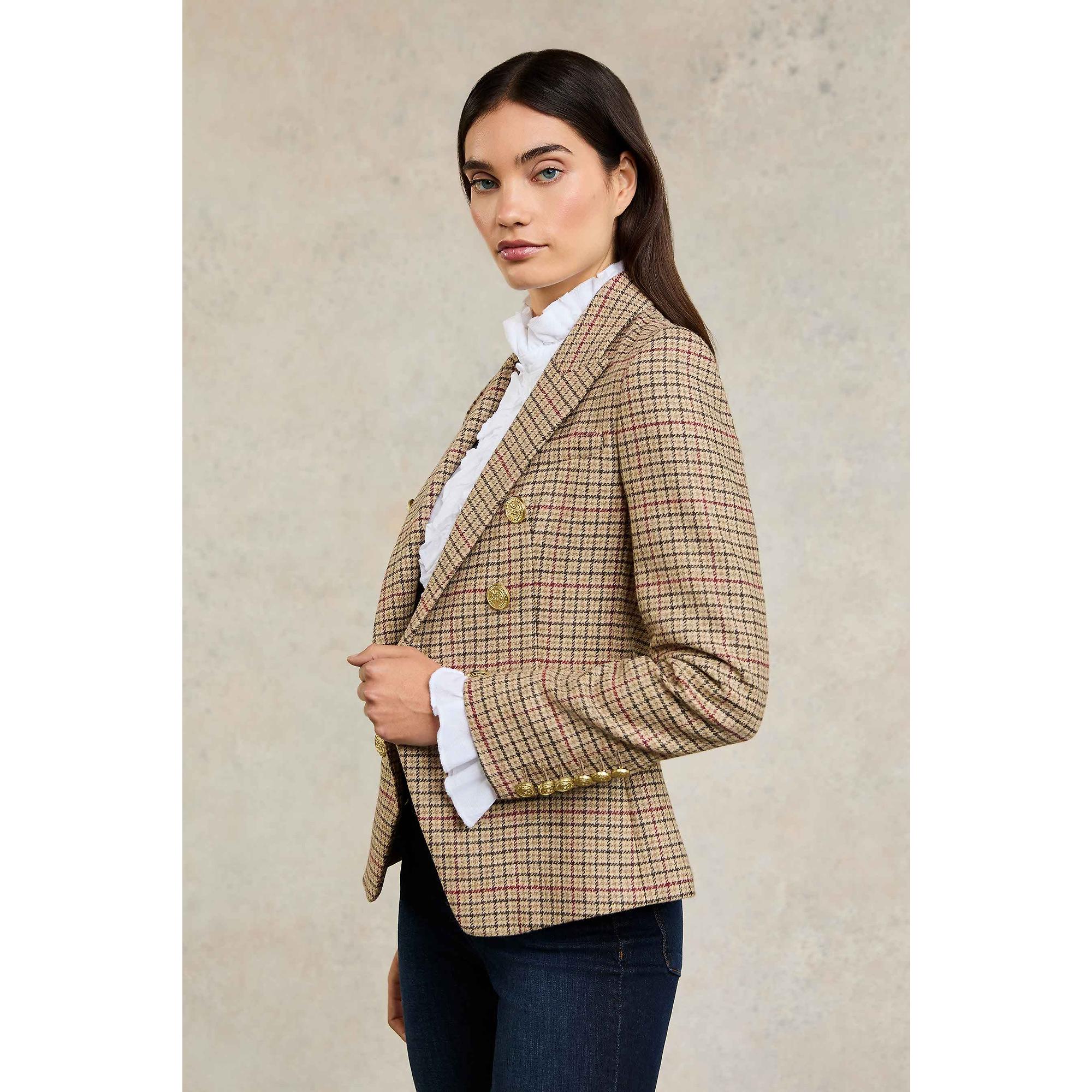 Product image 6 of 9 of Holland Cooper Women's Knightsbridge Blazer - Charlton Tweed