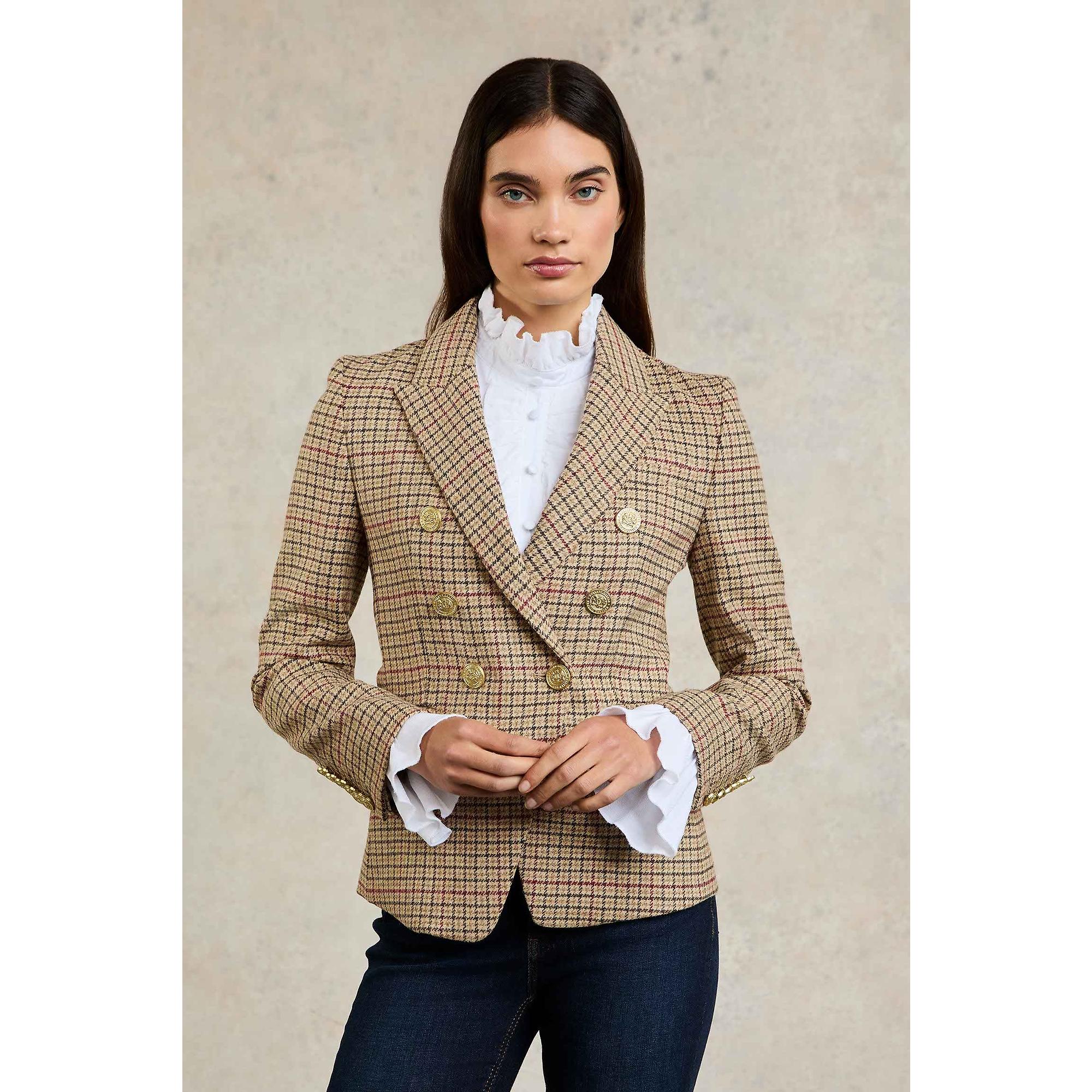 Product image 4 of 9 of Holland Cooper Women's Knightsbridge Blazer - Charlton Tweed