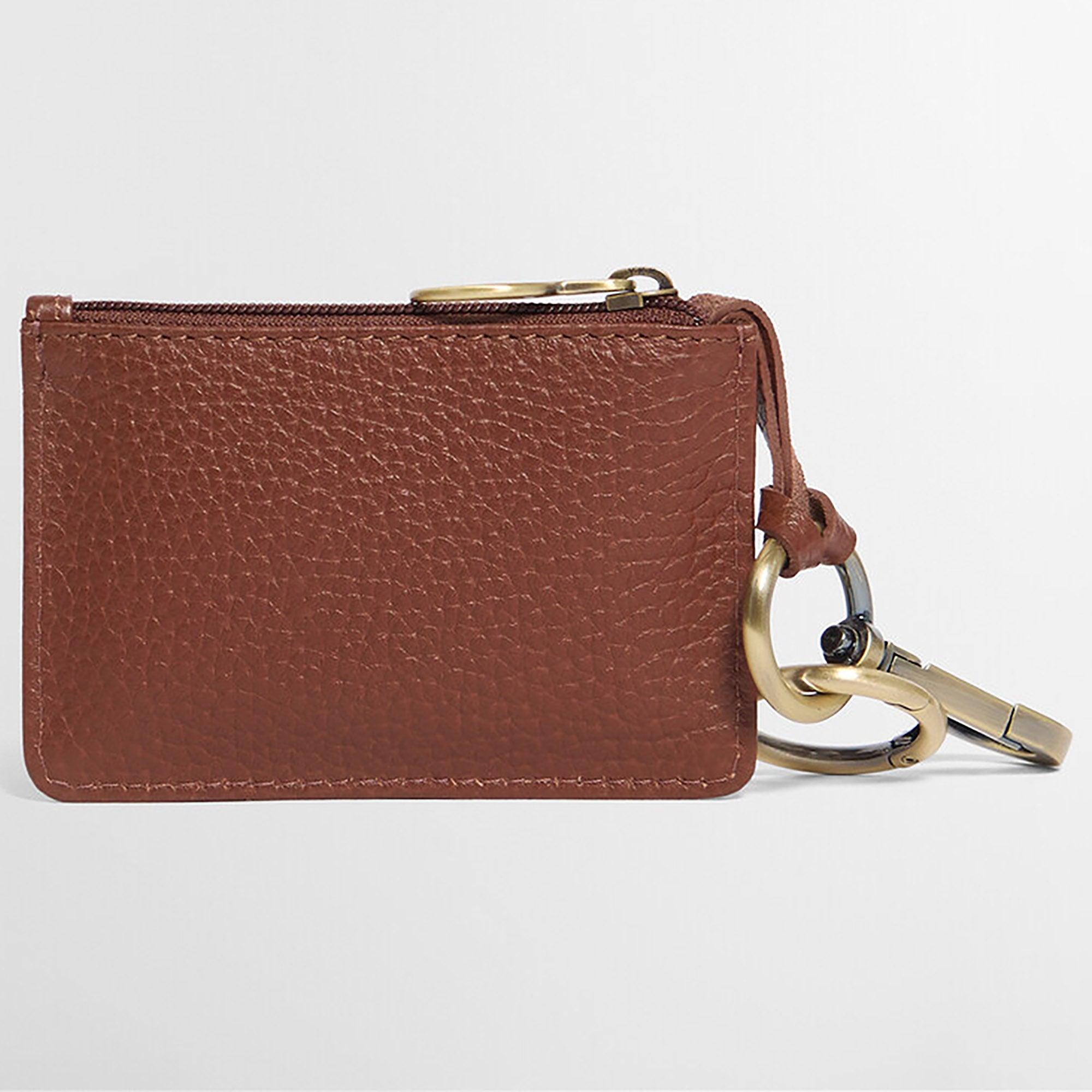 Product image 3 of 4 of Barbour Women's Leather Coin Purse Bag Charm - Brown