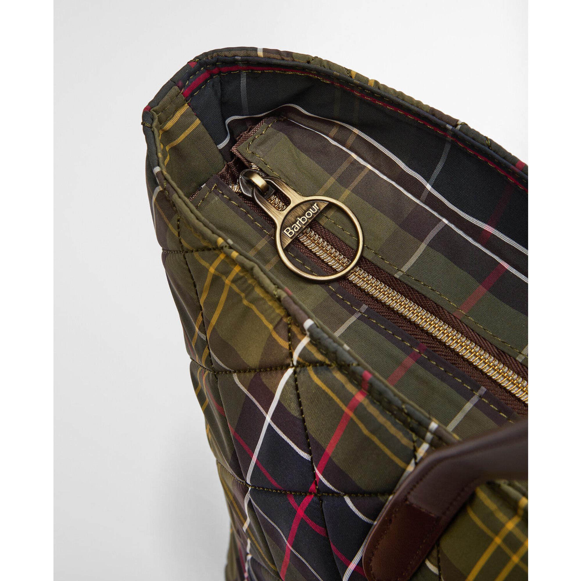 Product image 3 of 13 of Barbour Women's Wetherham Quilted Tartan Bag - Classic Tartan