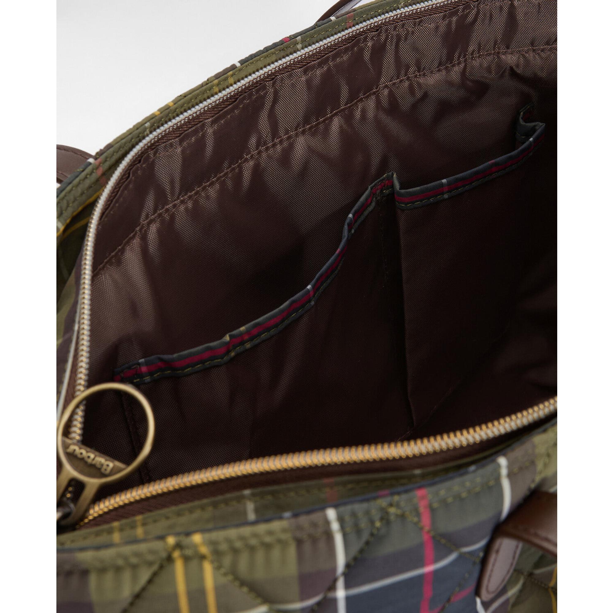 Product image 11 of 13 of Barbour Women's Wetherham Quilted Tartan Bag - Classic Tartan