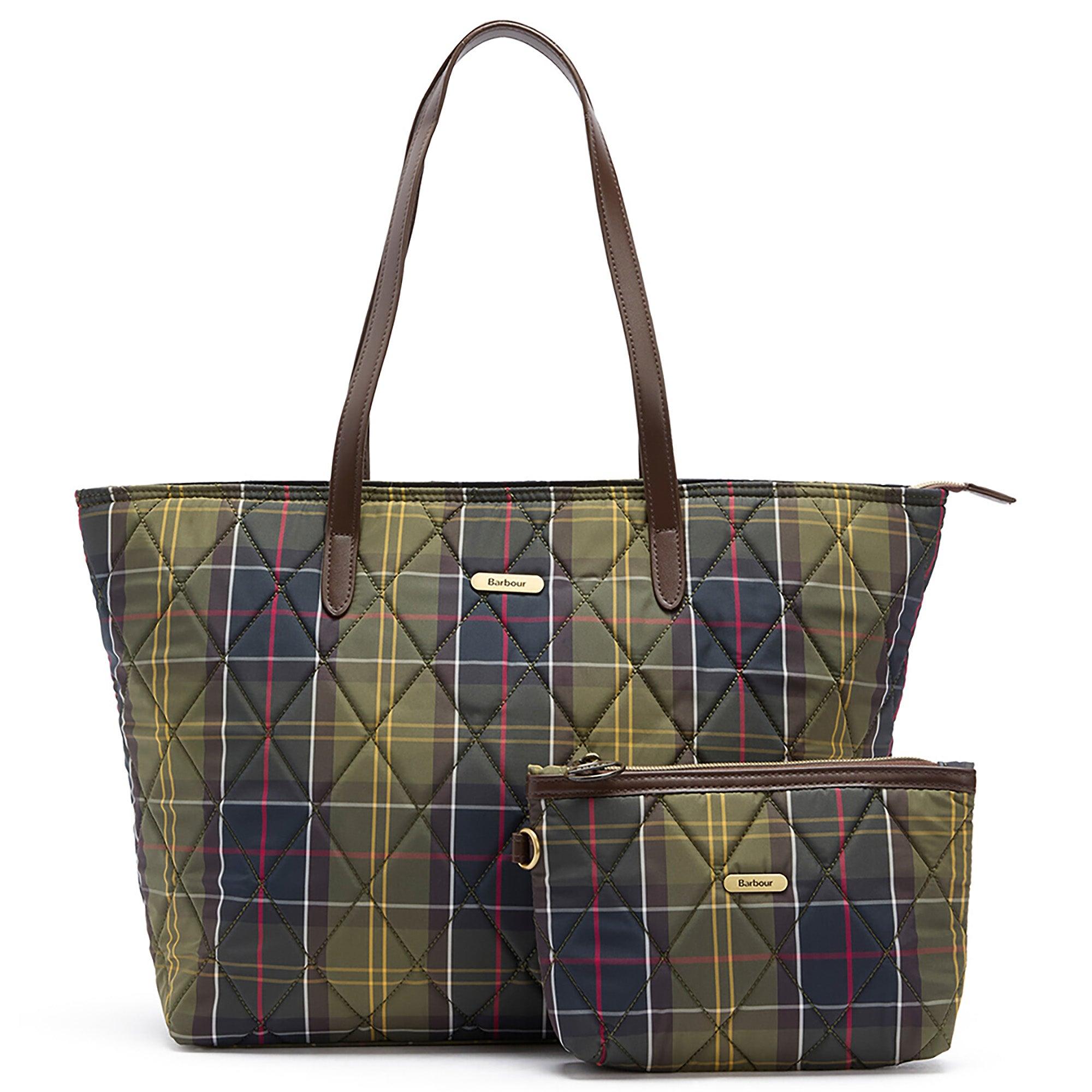Product image 1 of 13 of Barbour Women's Wetherham Quilted Tartan Bag - Classic Tartan