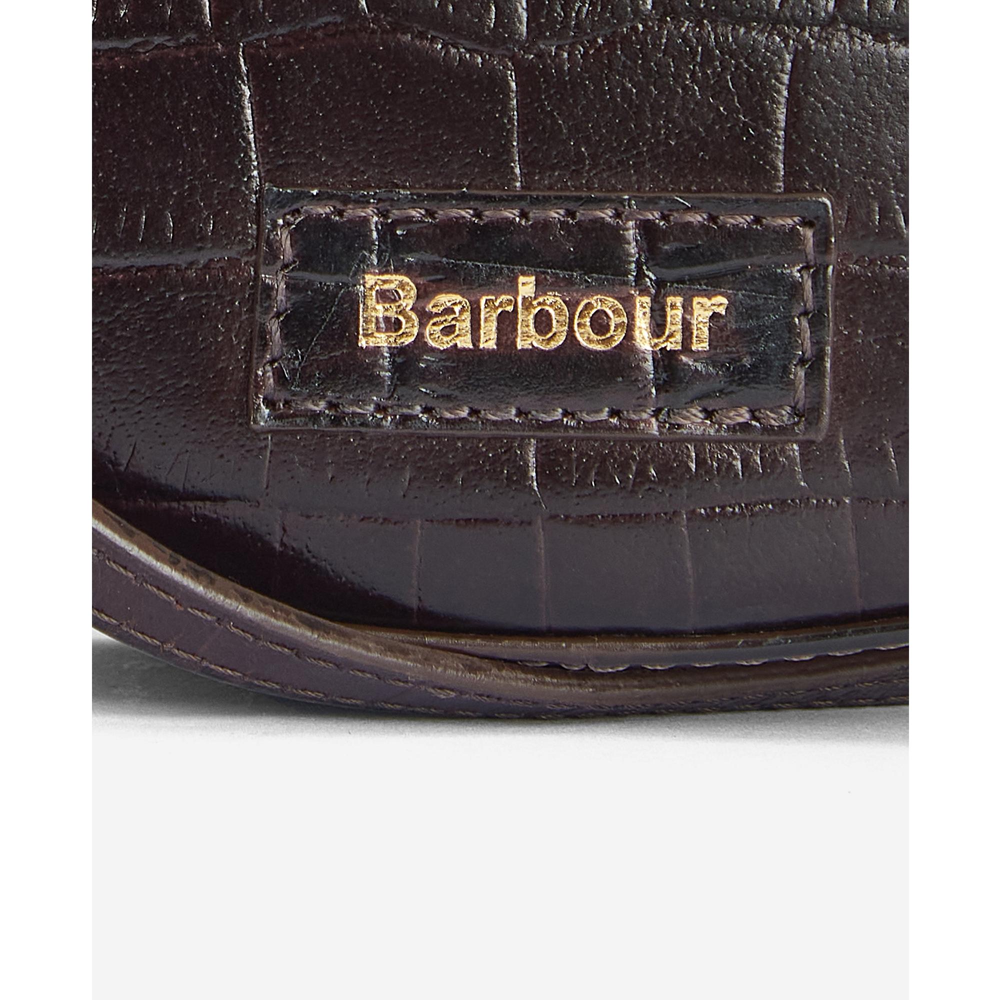 Product image 6 of 8 of Barbour Women's Eilein Leather Saddle Bag - Black Cherry