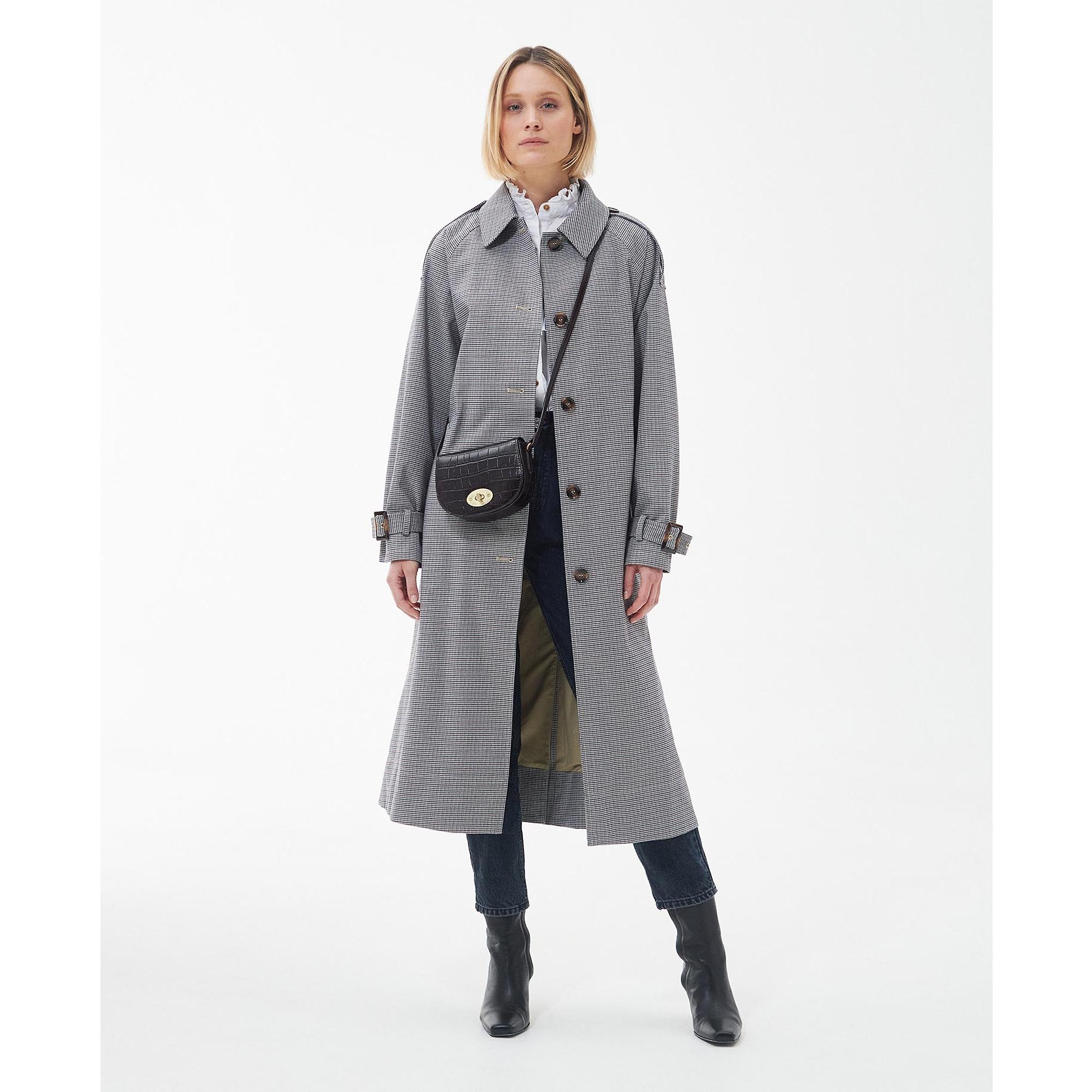 Product image 4 of 8 of Barbour Women's Eilein Leather Saddle Bag - Black Cherry