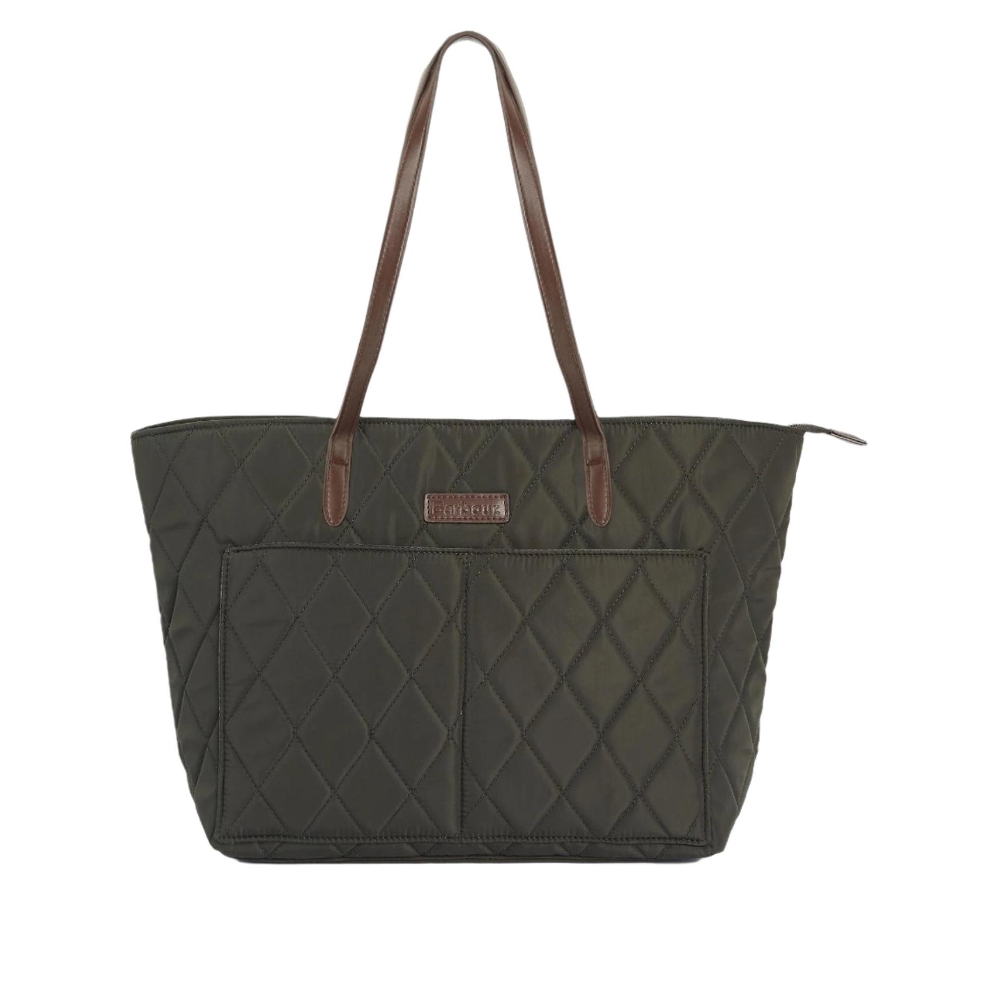Product image 2 of 11 of Barbour Women's Quilted Tote Bag - Olive