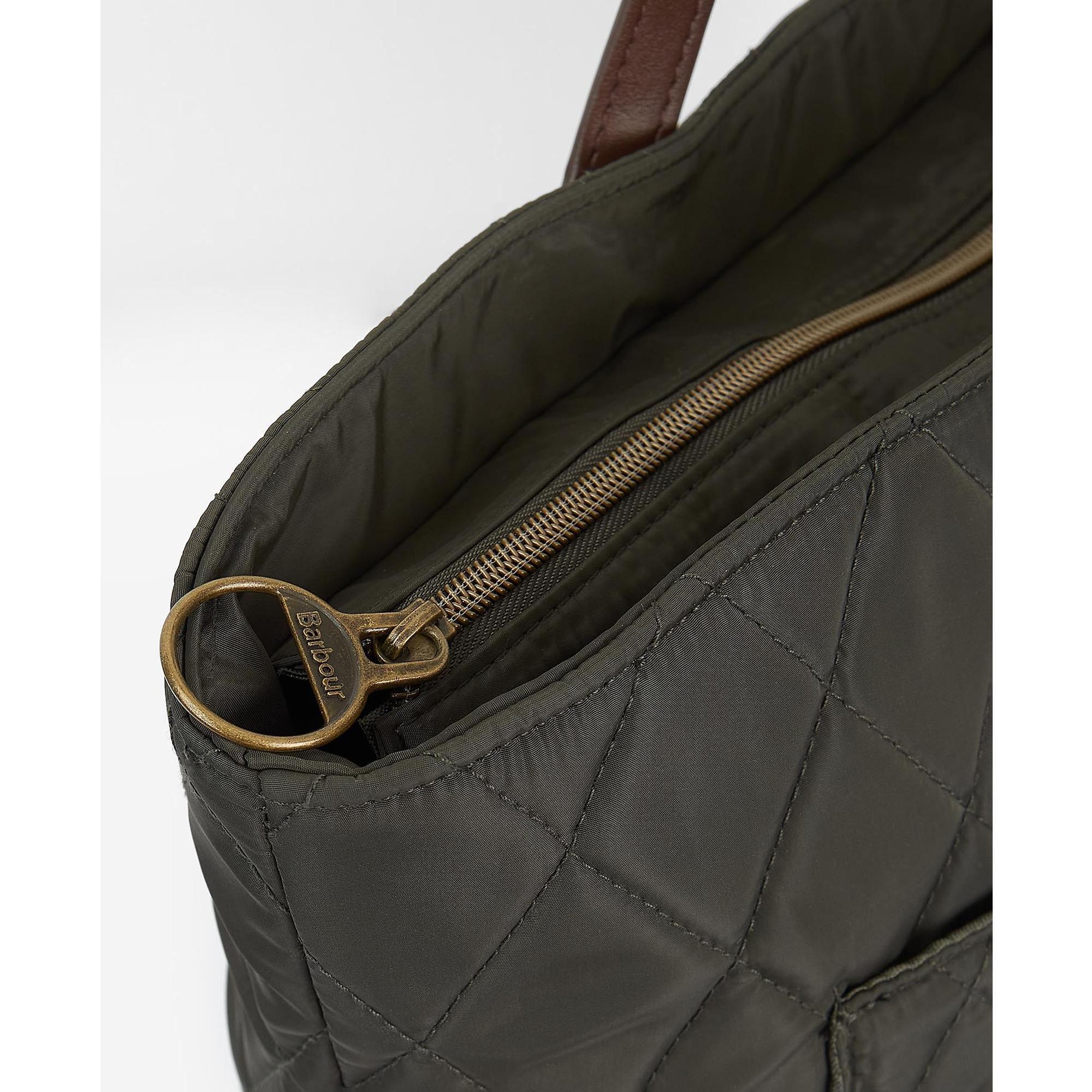 Product image 7 of 11 of Barbour Women's Quilted Tote Bag - Olive