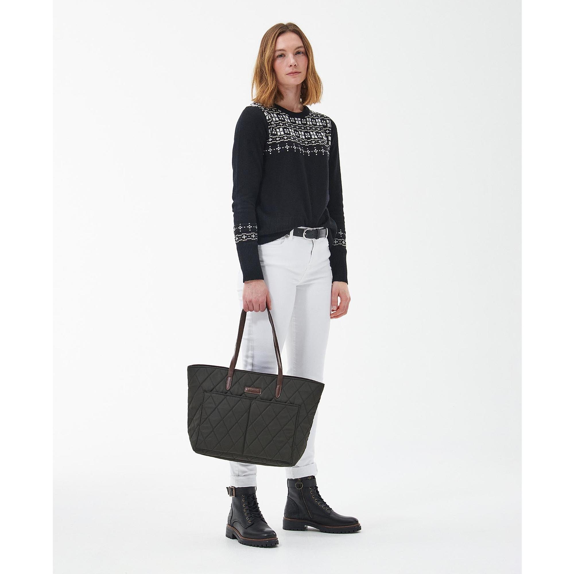 Product image 5 of 11 of Barbour Women's Quilted Tote Bag - Olive