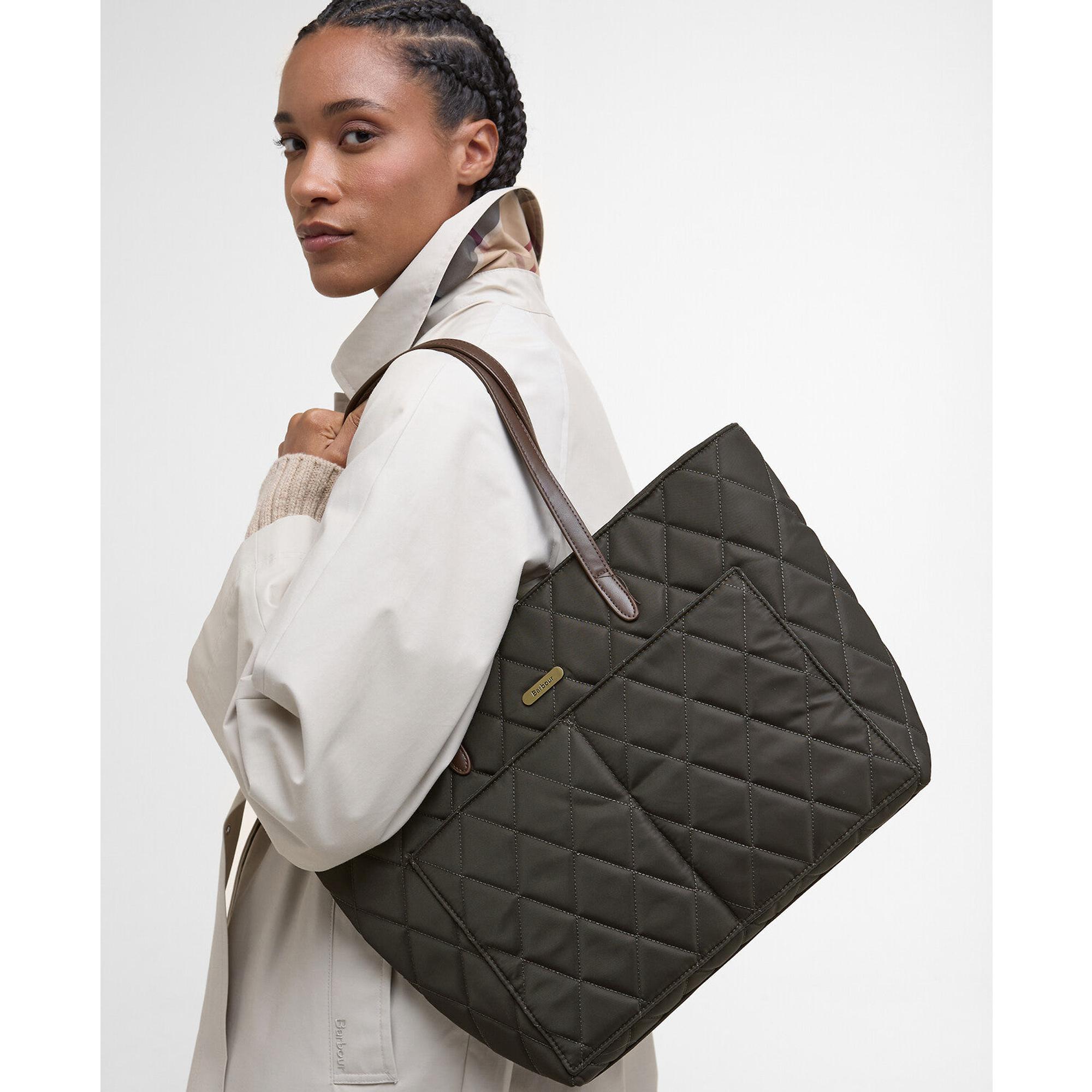 Product image 2 of 14 of Barbour Women's Quilted Tote Bag - Olive