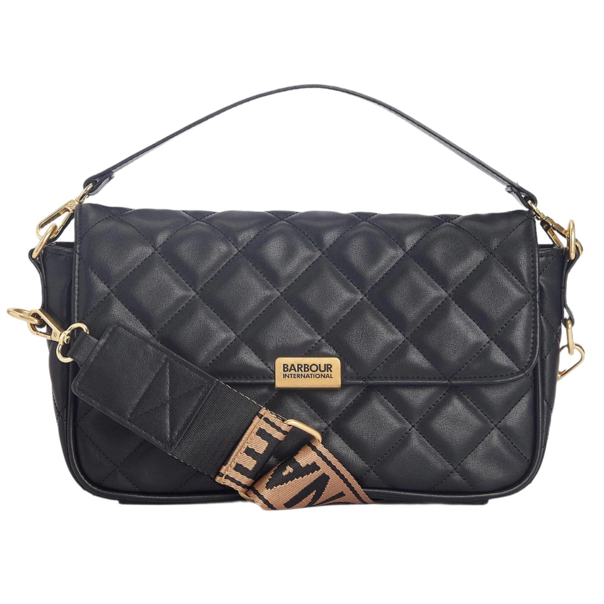 Product image 1 of 8 of Barbour International Women's Soho Quilted Crossbody Bag - Black