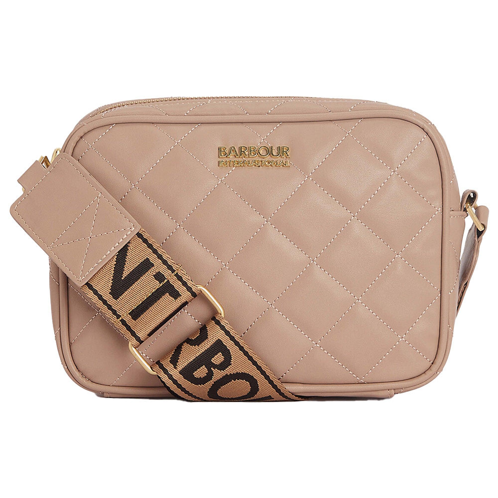 Product image 1 of 10 of Barbour International Women's Quilted Sloane Crossbody Bag - Camel
