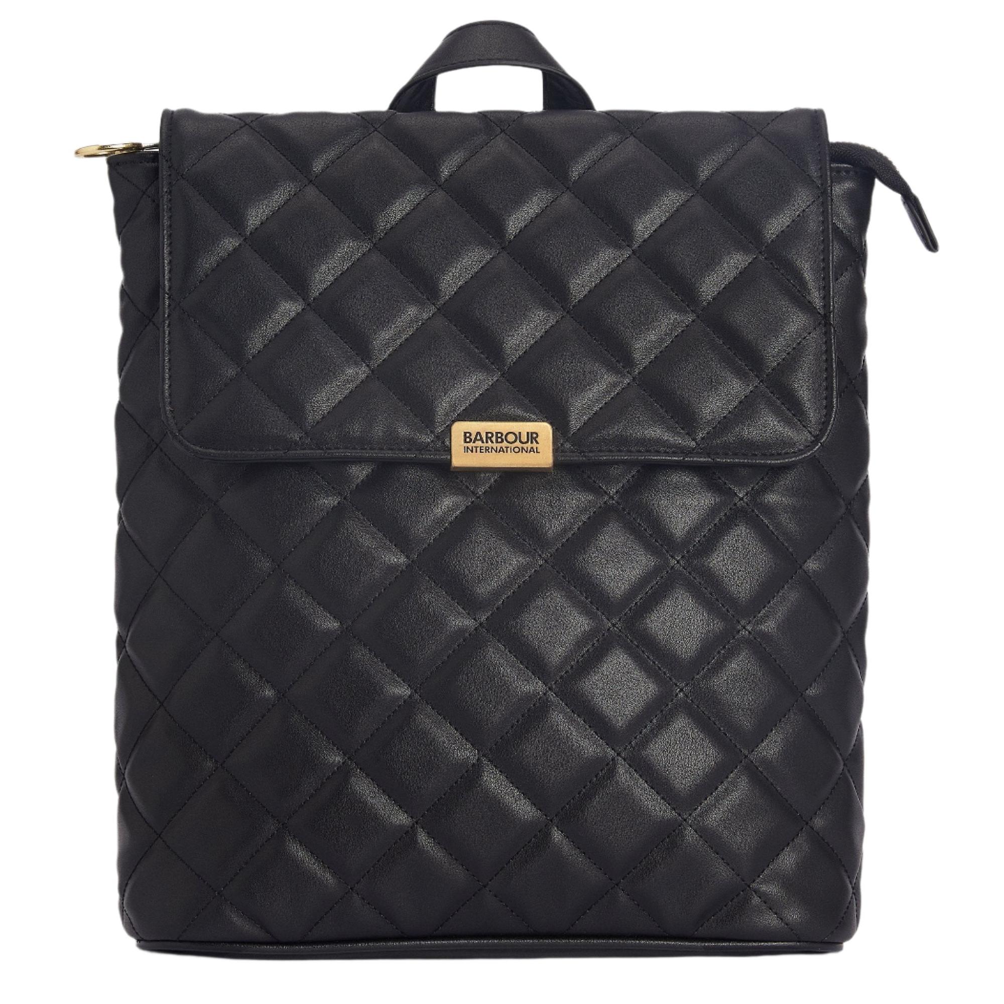 Product image 1 of 10 of Barbour International Women's Quilted Hoxton Backpack - Black