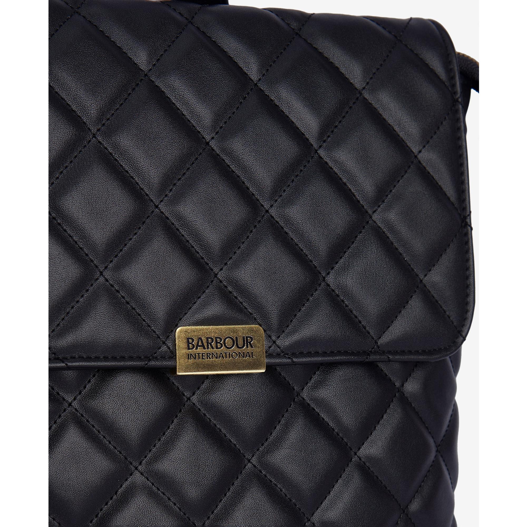 Product image 9 of 10 of Barbour International Women's Quilted Hoxton Backpack - Black