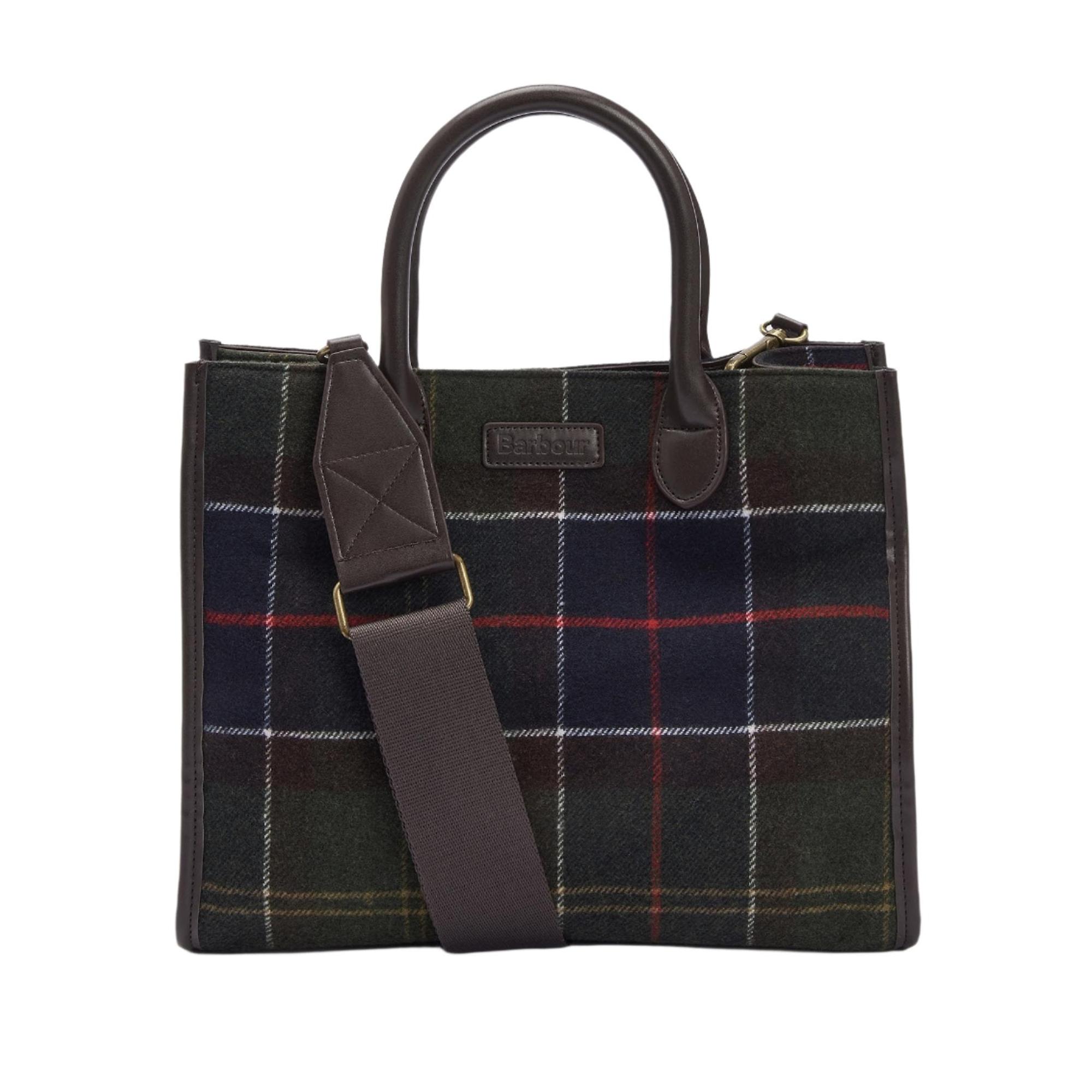Product image 1 of 8 of Barbour Women's Barrhill Tartan Tote - Classic Tartan