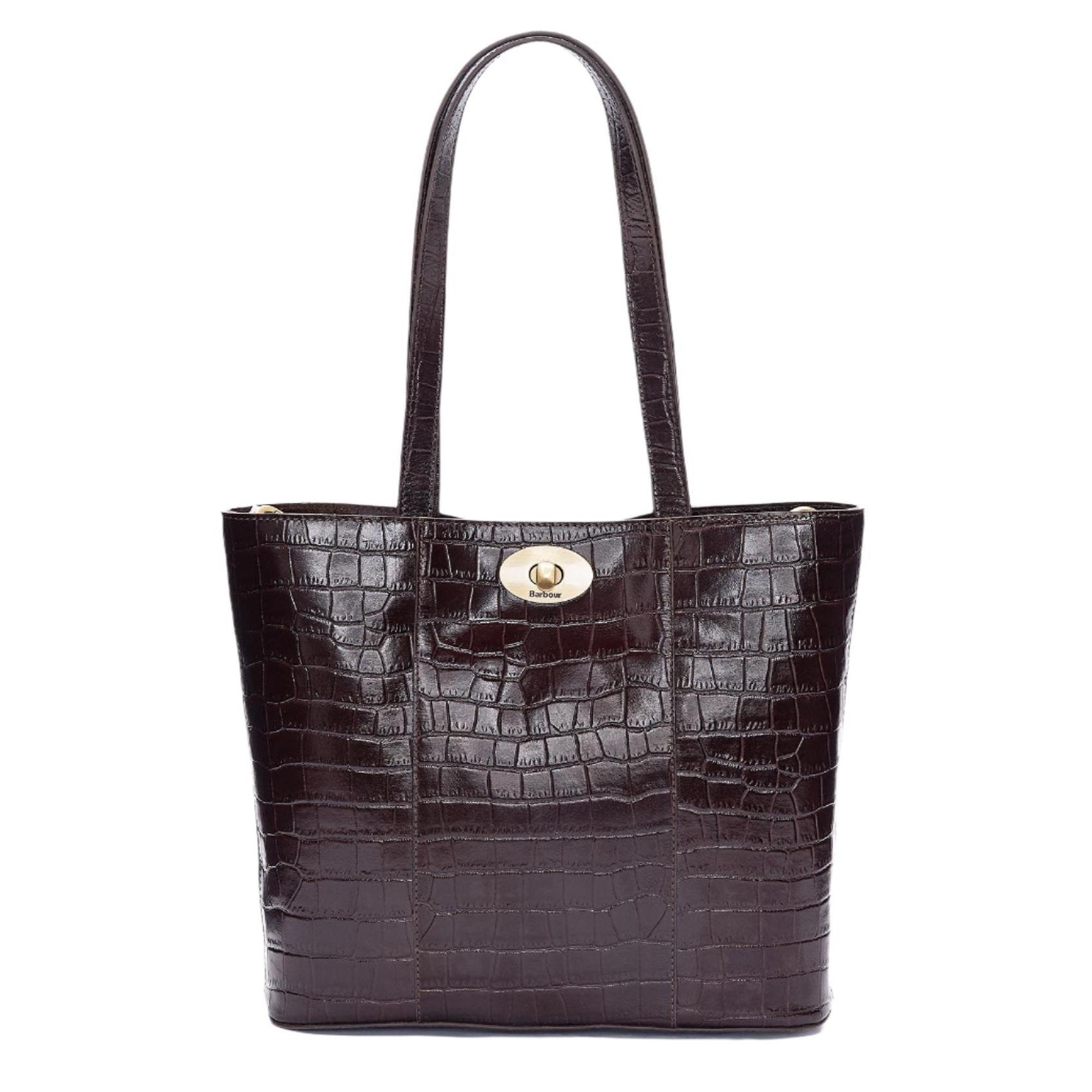 Product image 2 of 11 of Barbour Women's Eilein Leather Tote Bag - Black Cherry