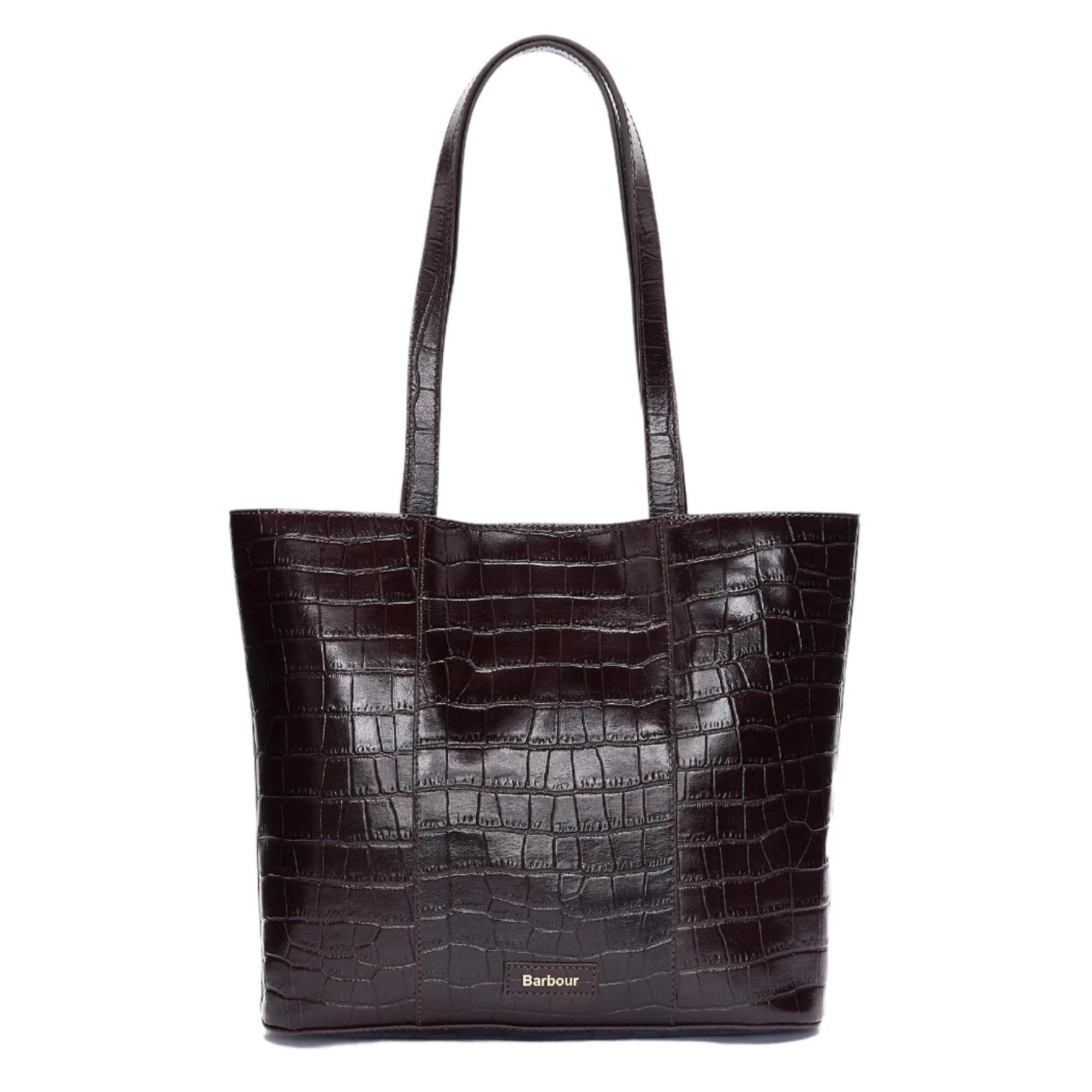 Product image 3 of 11 of Barbour Women's Eilein Leather Tote Bag -  Black Cherry