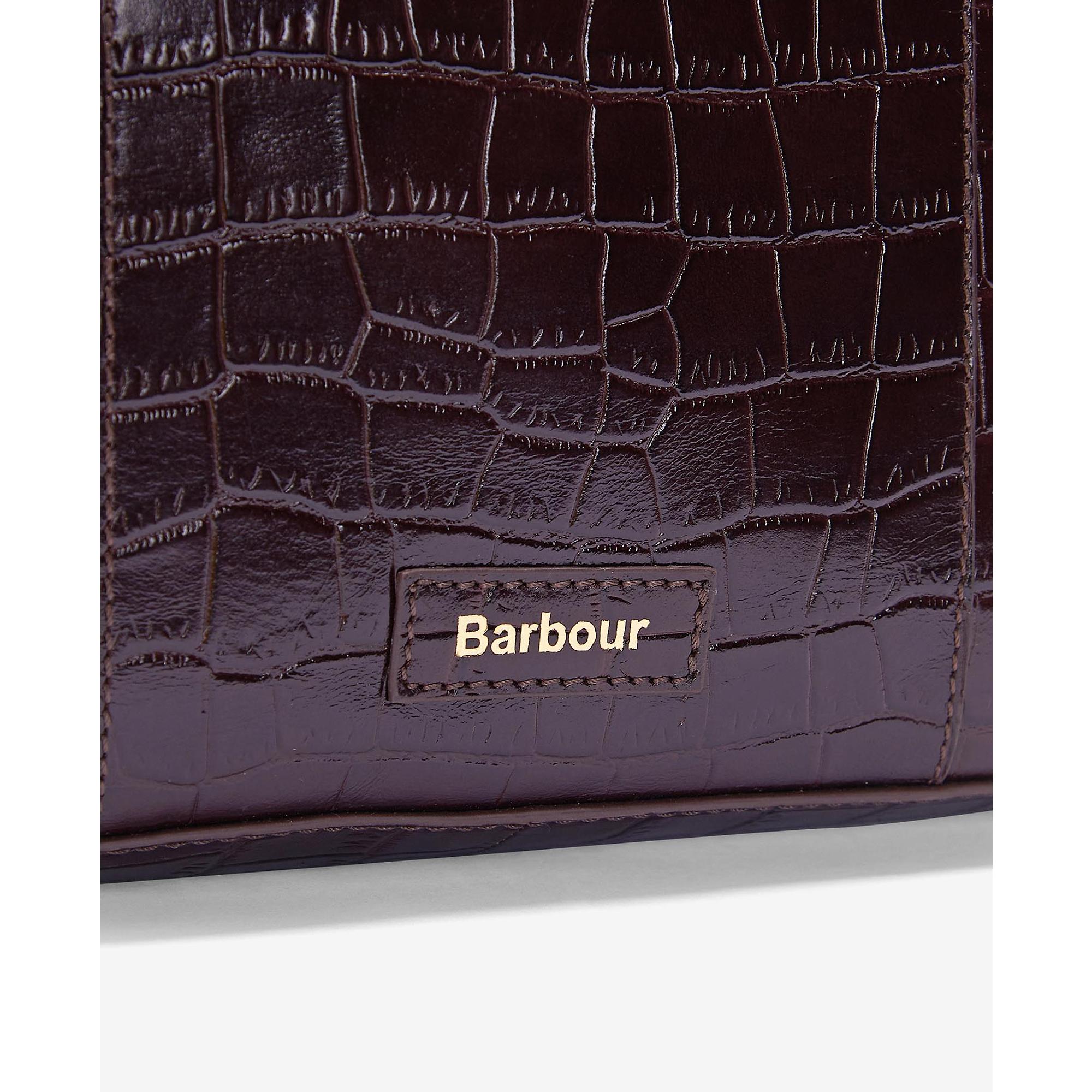 Product image 7 of 11 of Barbour Women's Eilein Leather Tote Bag -  Black Cherry
