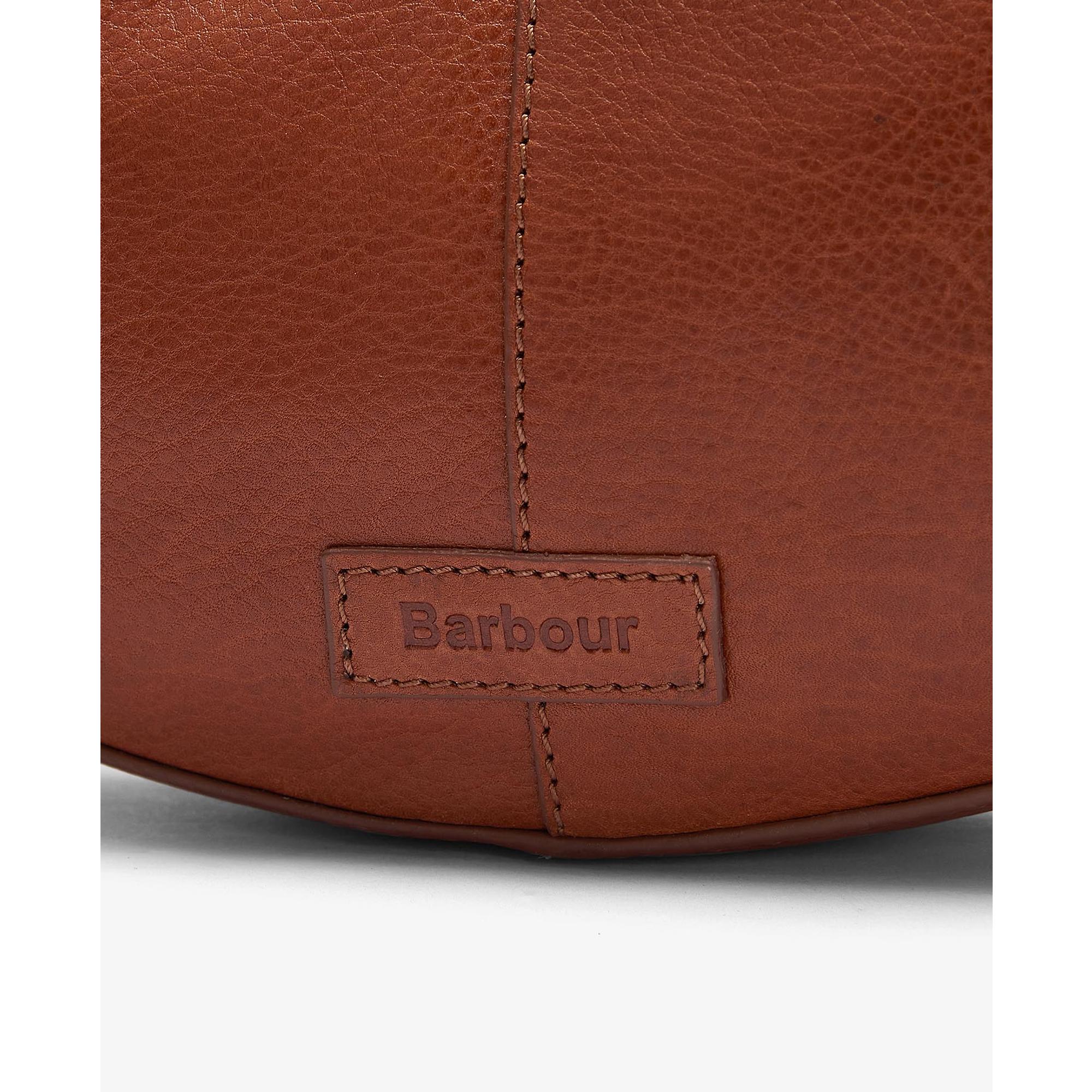 Product image 8 of 9 of Barbour Women's Laire Leather Sling Half-Moon Bag - Brown