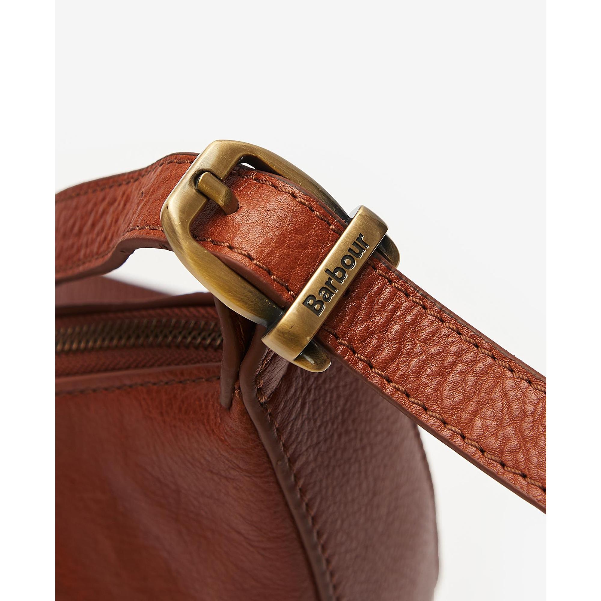 Product image 6 of 9 of Barbour Women's Laire Leather Sling Half-Moon Bag - Brown