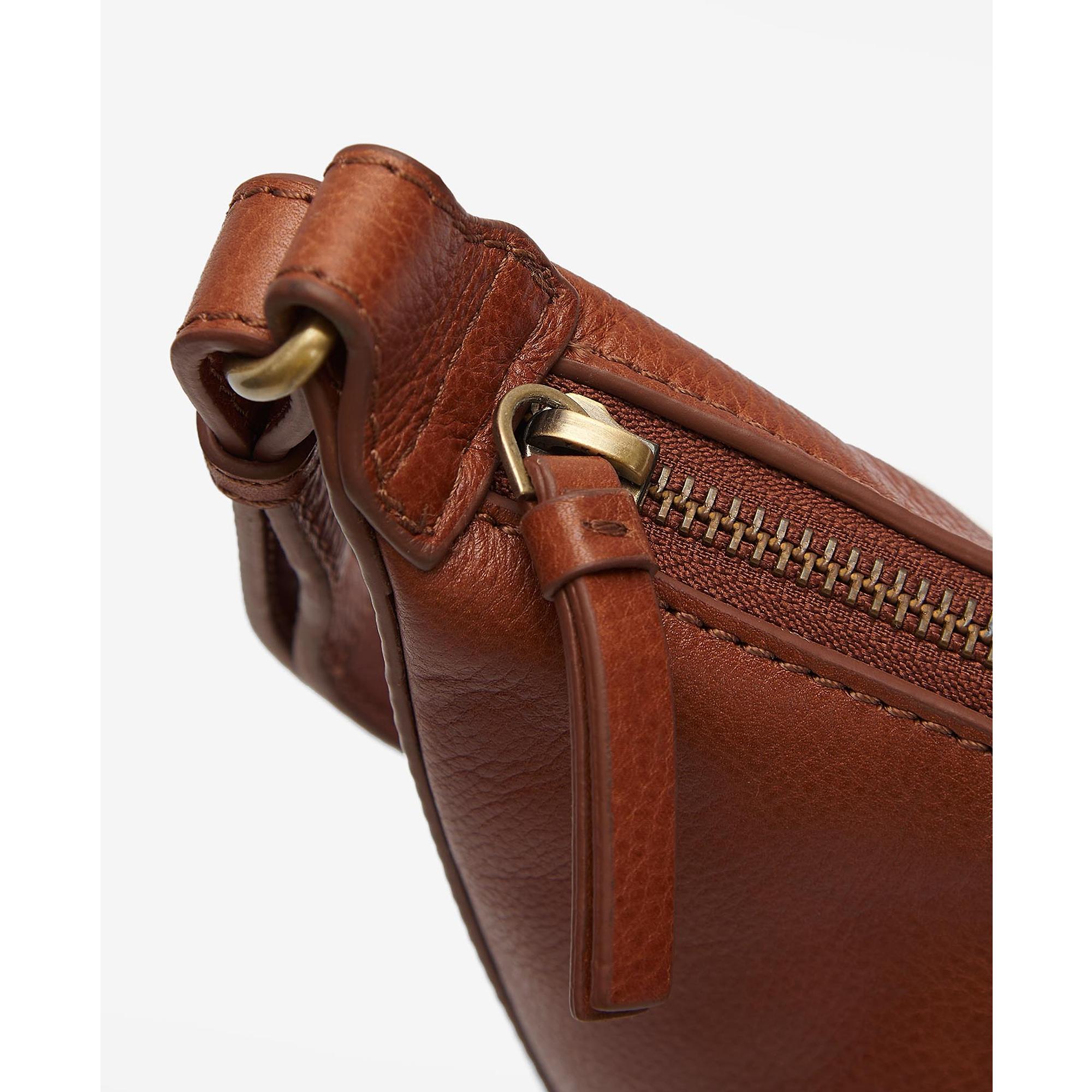 Product image 5 of 9 of Barbour Women's Laire Leather Sling Half-Moon Bag - Brown