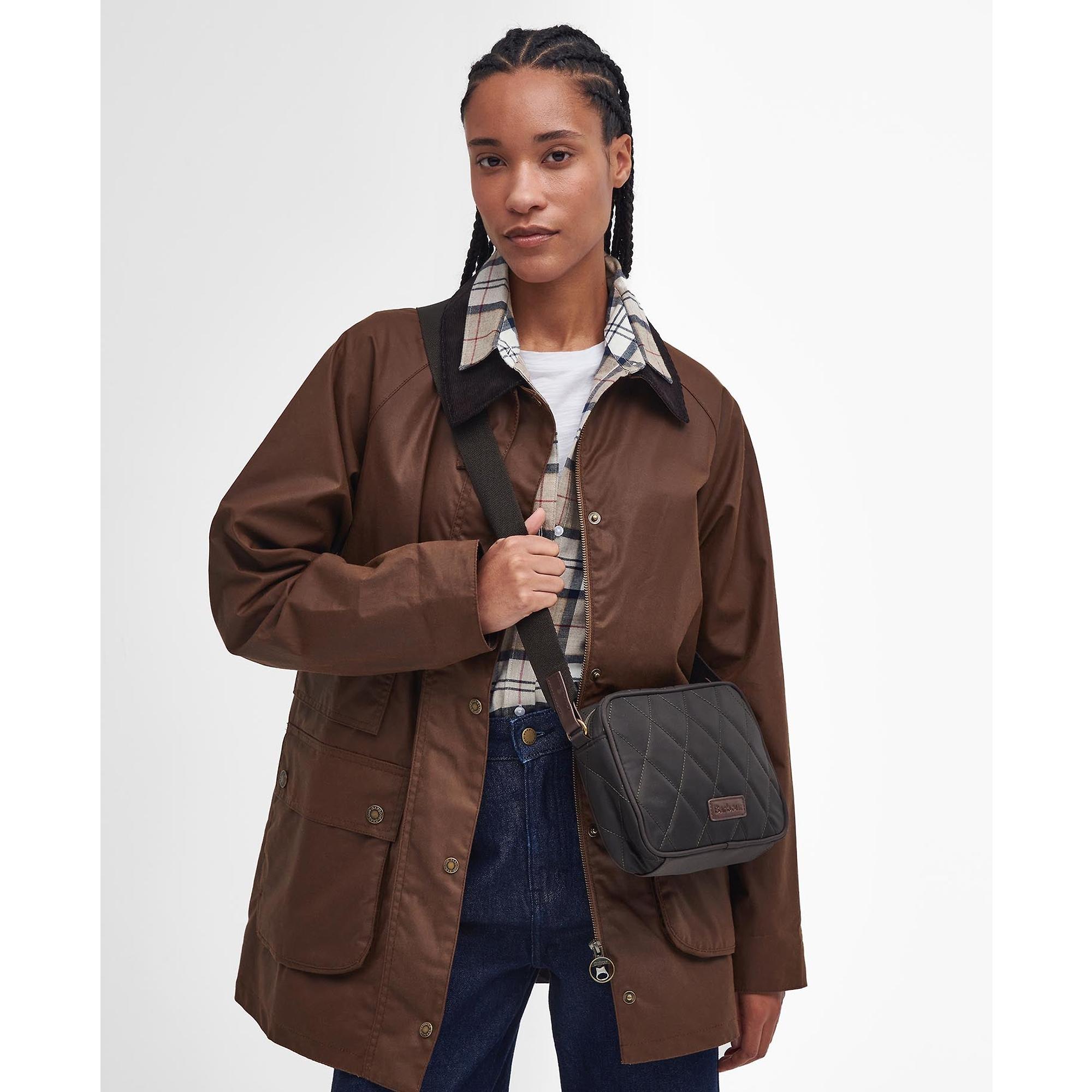 Product image 3 of 7 of Barbour Women's Quilted Crossbody Bag - Olive