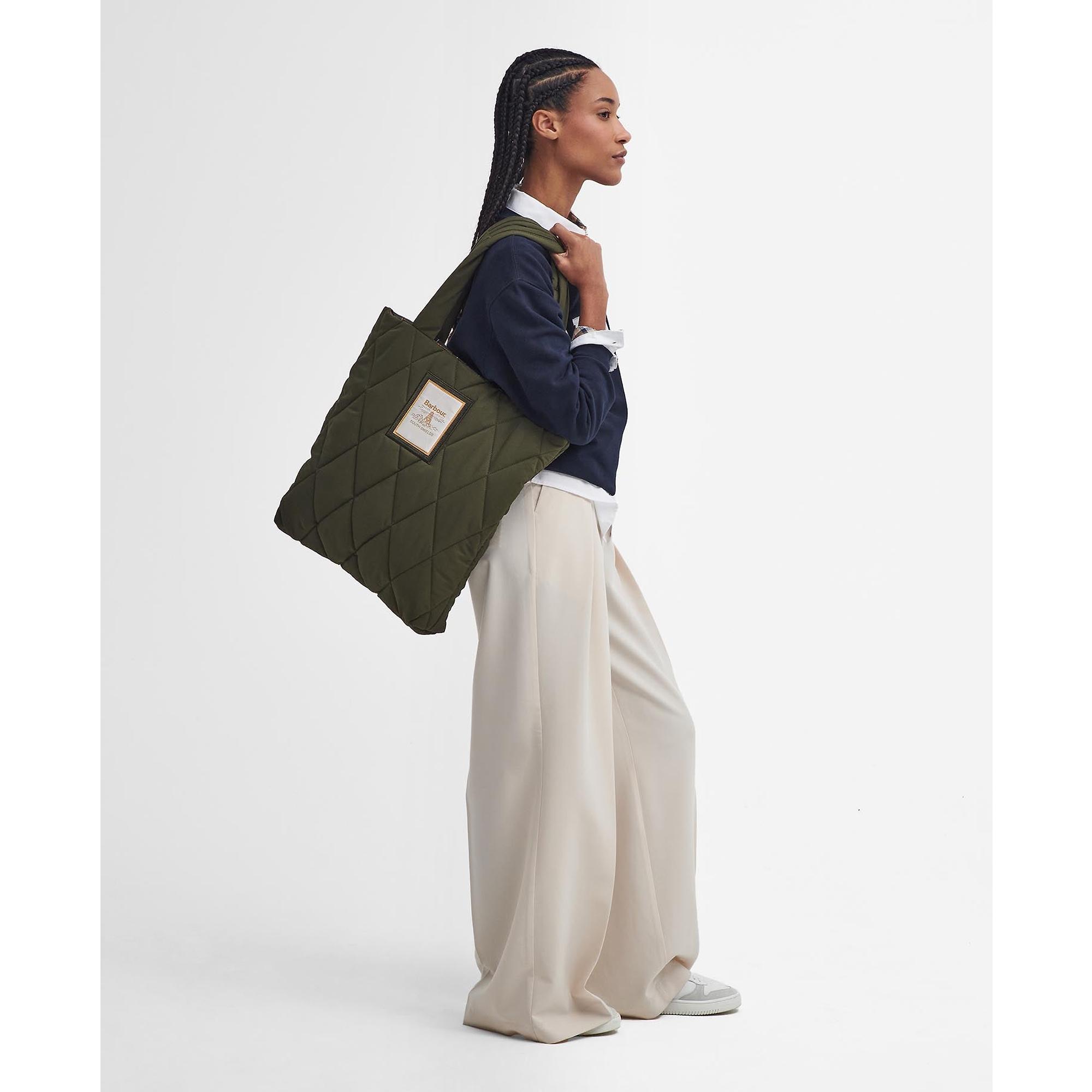 Product image 3 of 8 of Barbour Women's Mariah Quilted Tote Bag - Olive