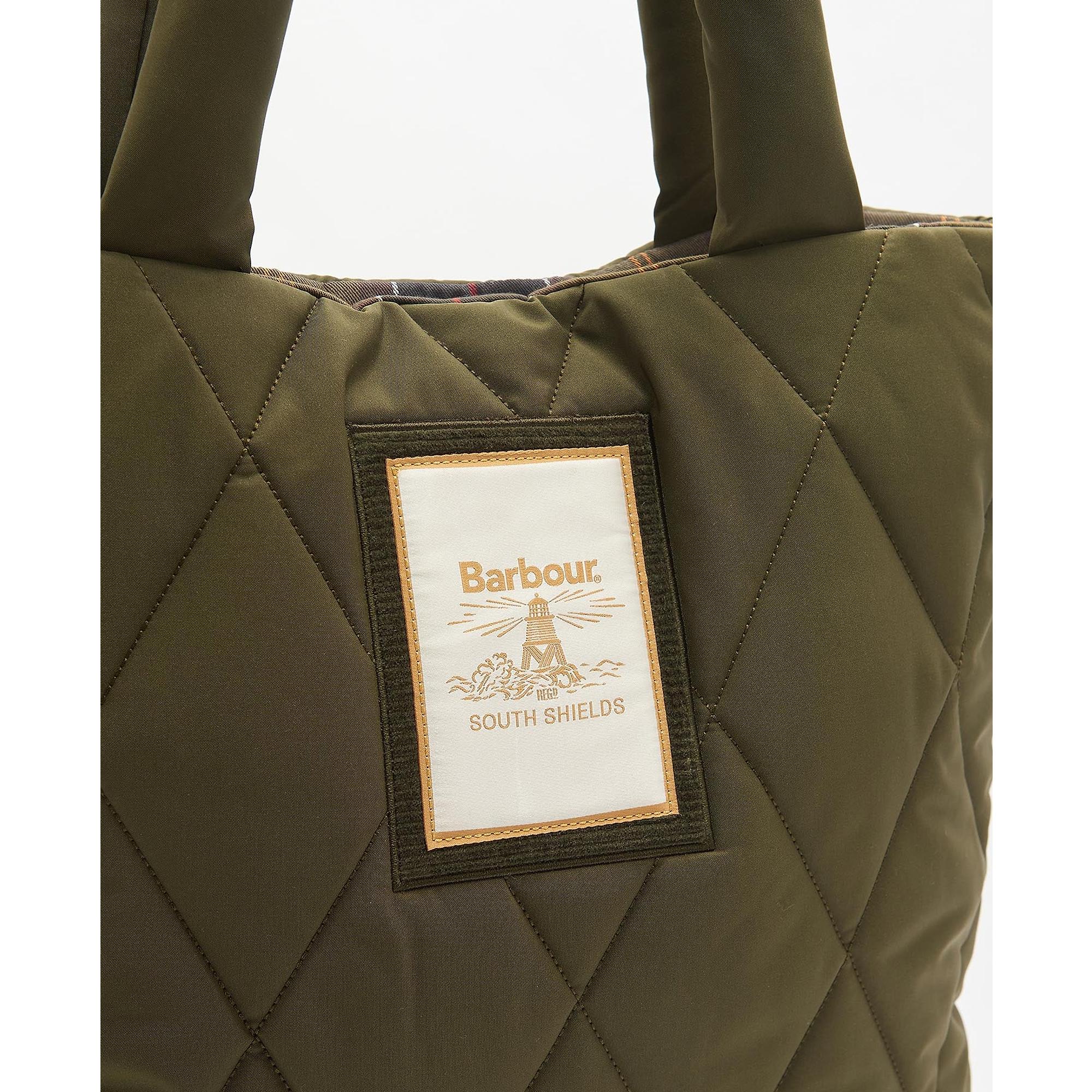 Product image 5 of 8 of Barbour Women's Mariah Quilted Tote Bag - Olive