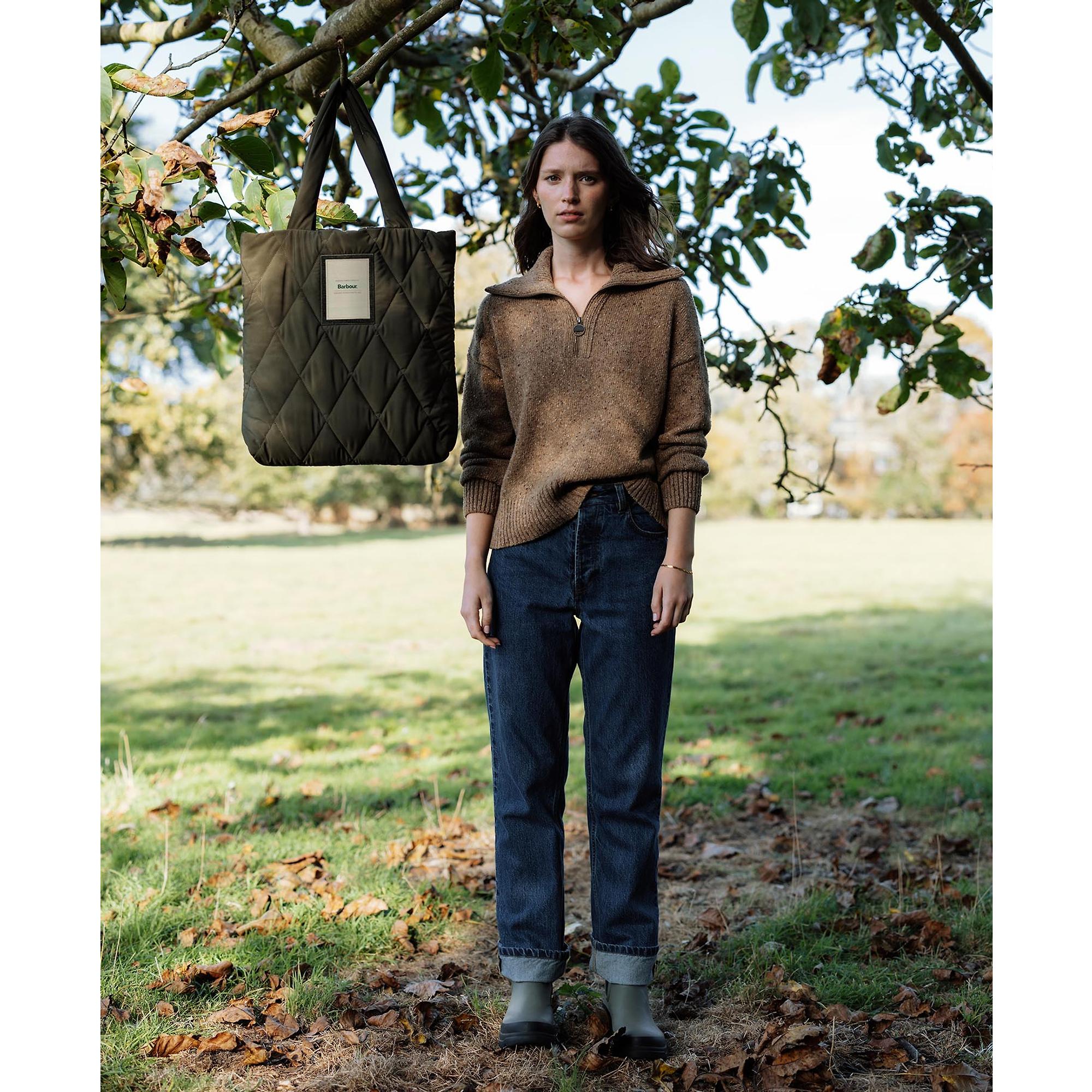 Product image 7 of 8 of Barbour Women's Mariah Quilted Tote Bag - Olive