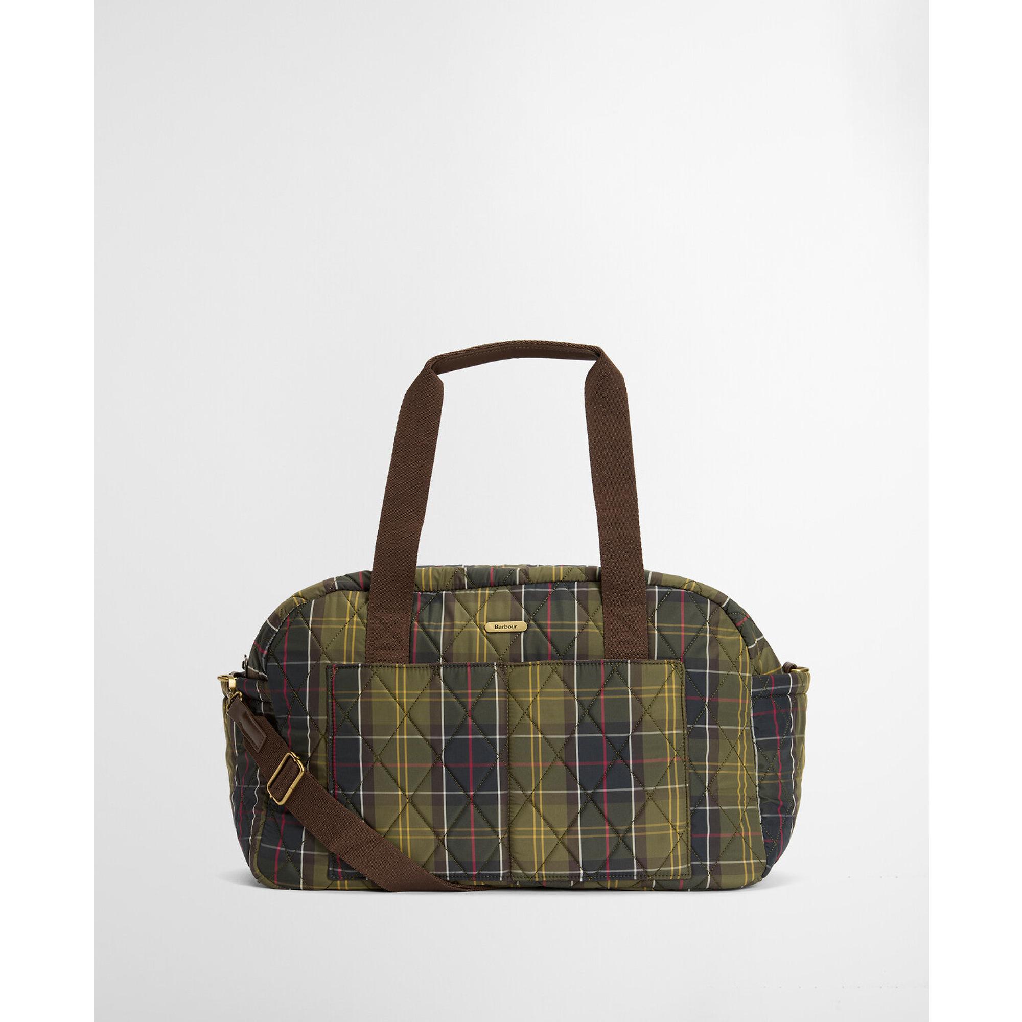 Product image 12 of 12 of Barbour Women's Wetherham Quilted Overnight Holdall Bag - Classic Tartan