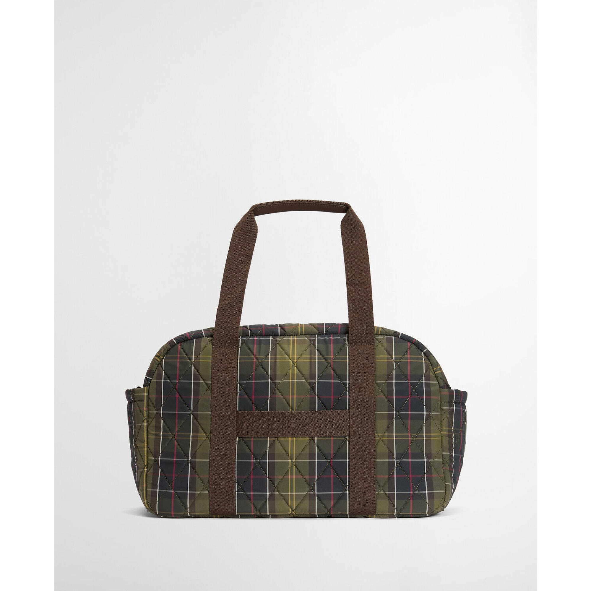 Product image 4 of 12 of Barbour Women's Wetherham Quilted Overnight Holdall Bag - Classic Tartan