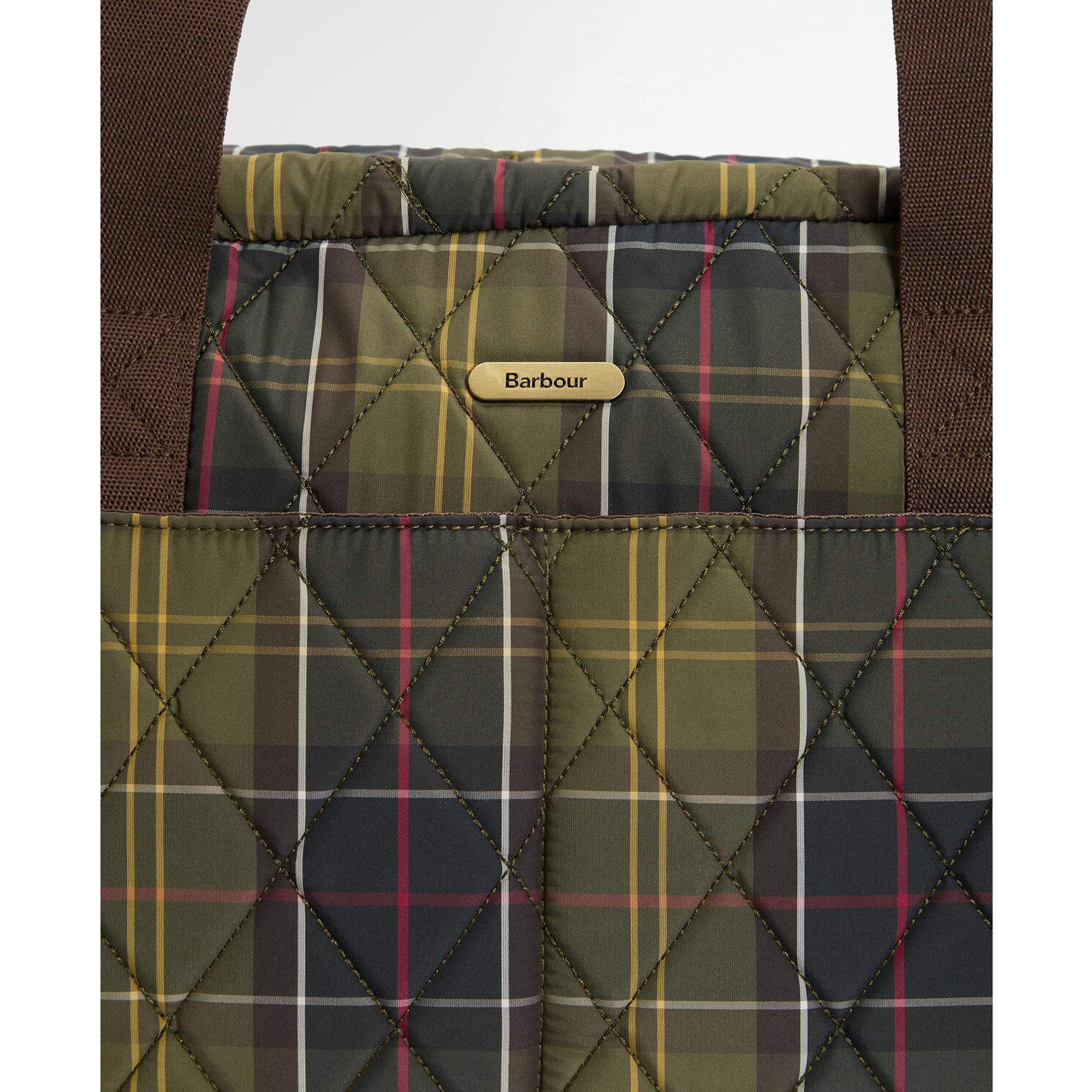 Product image 6 of 12 of Barbour Women's Wetherham Quilted Overnight Holdall Bag - Classic Tartan
